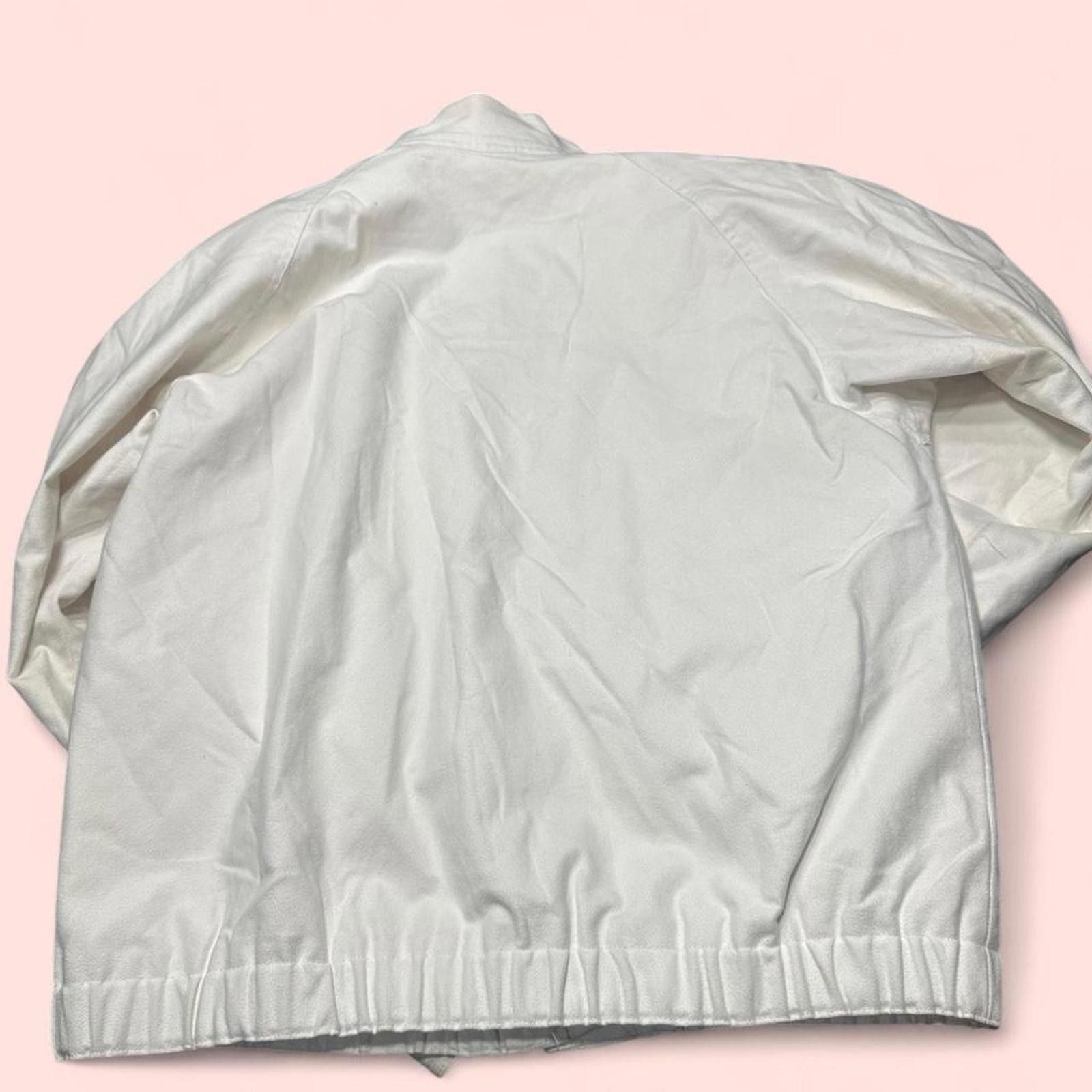 Other White suede vintage leather bomber jacket Size S / US 4 / IT 40 - 2 Thumbnail