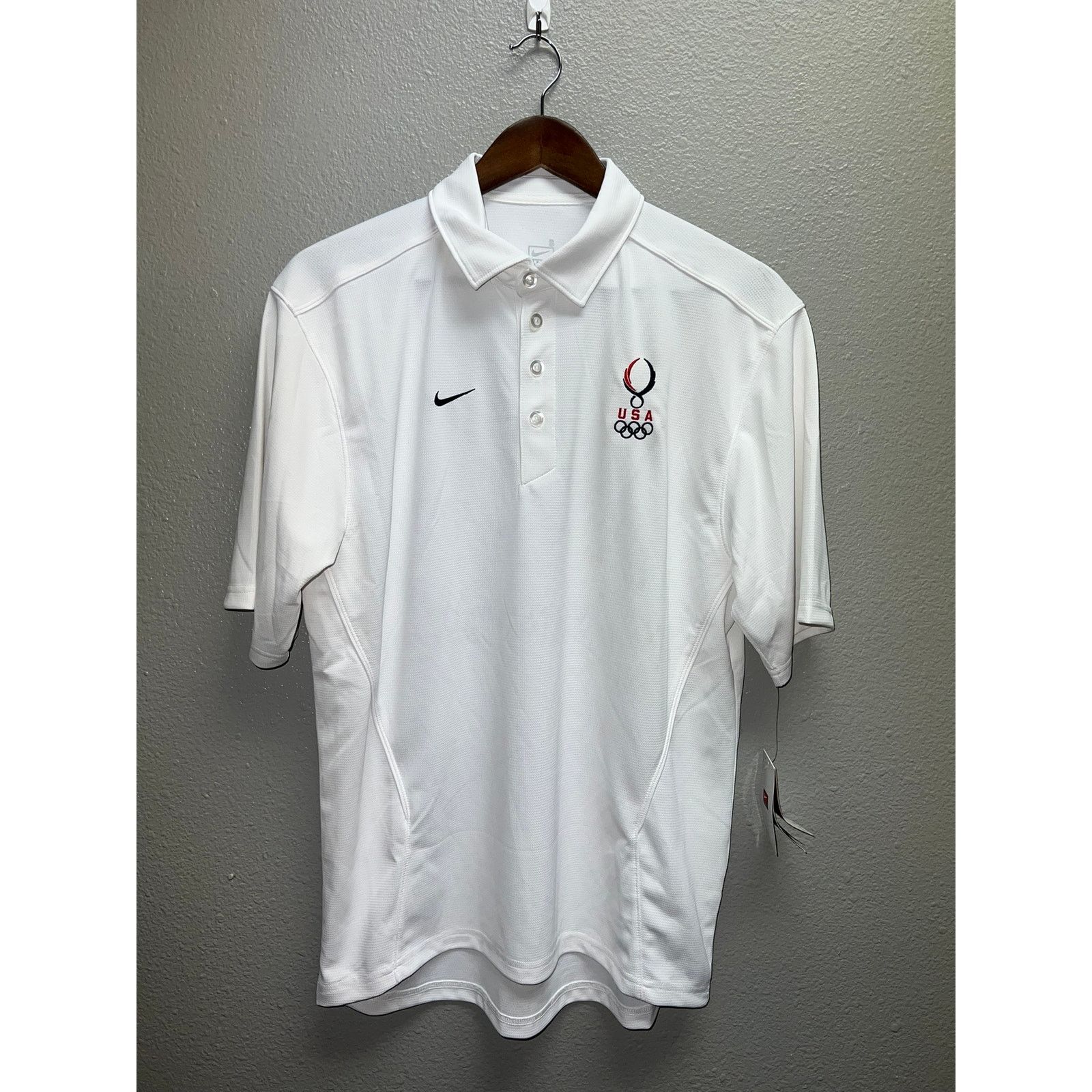 Nike Nike Olympics Polo Shirt Gameday UV Protective USA Olympic Size US S / EU 44-46 / 1 - 1 Thumbnail