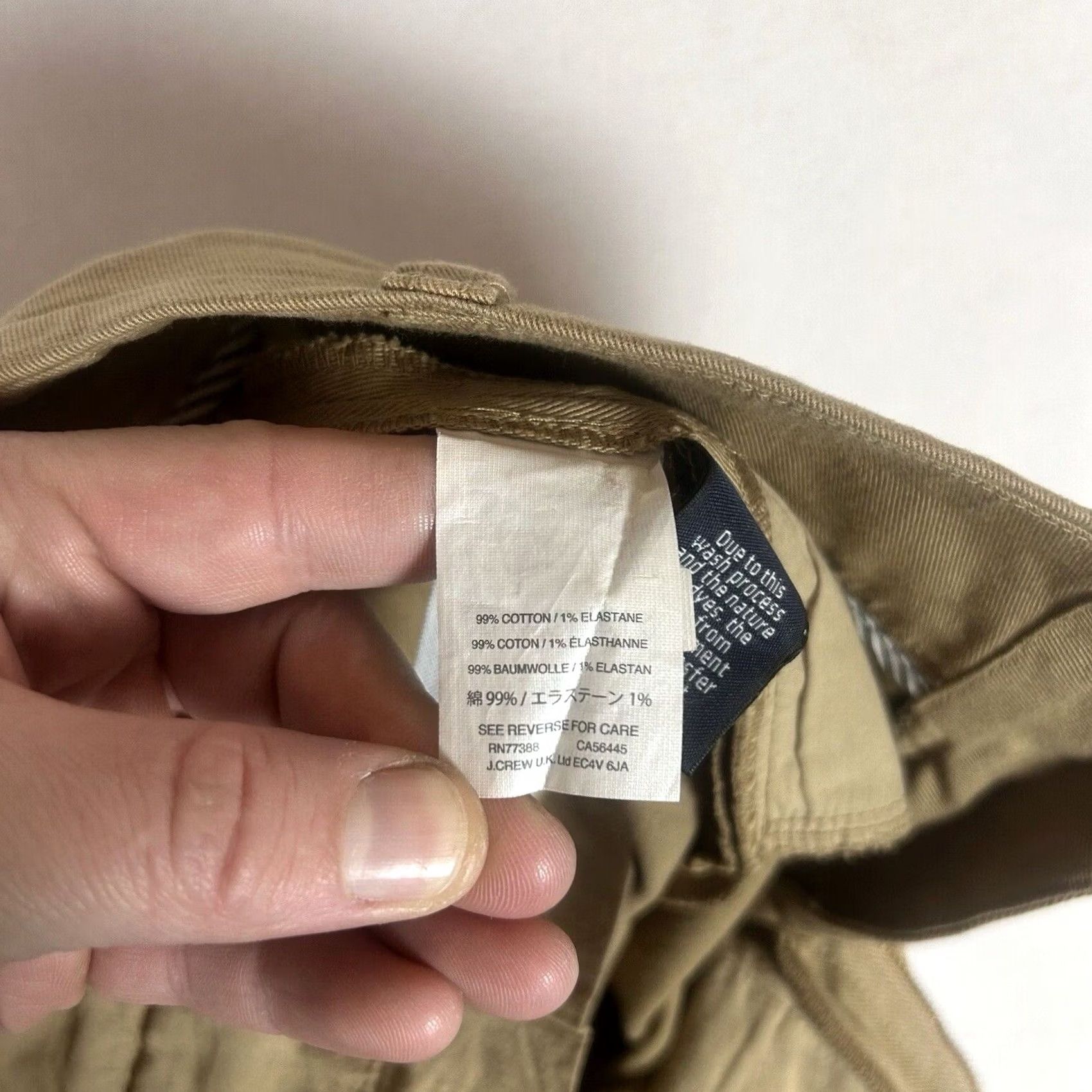 J.Crew J.Crew Chino Pants Womens 0 Mid Rise Brown Casual Work Office Cotton Blend Twill Straight Front Button Zipper Pockets Modern Classic Size 25" / US 0 / IT 36 - 4 Thumbnail
