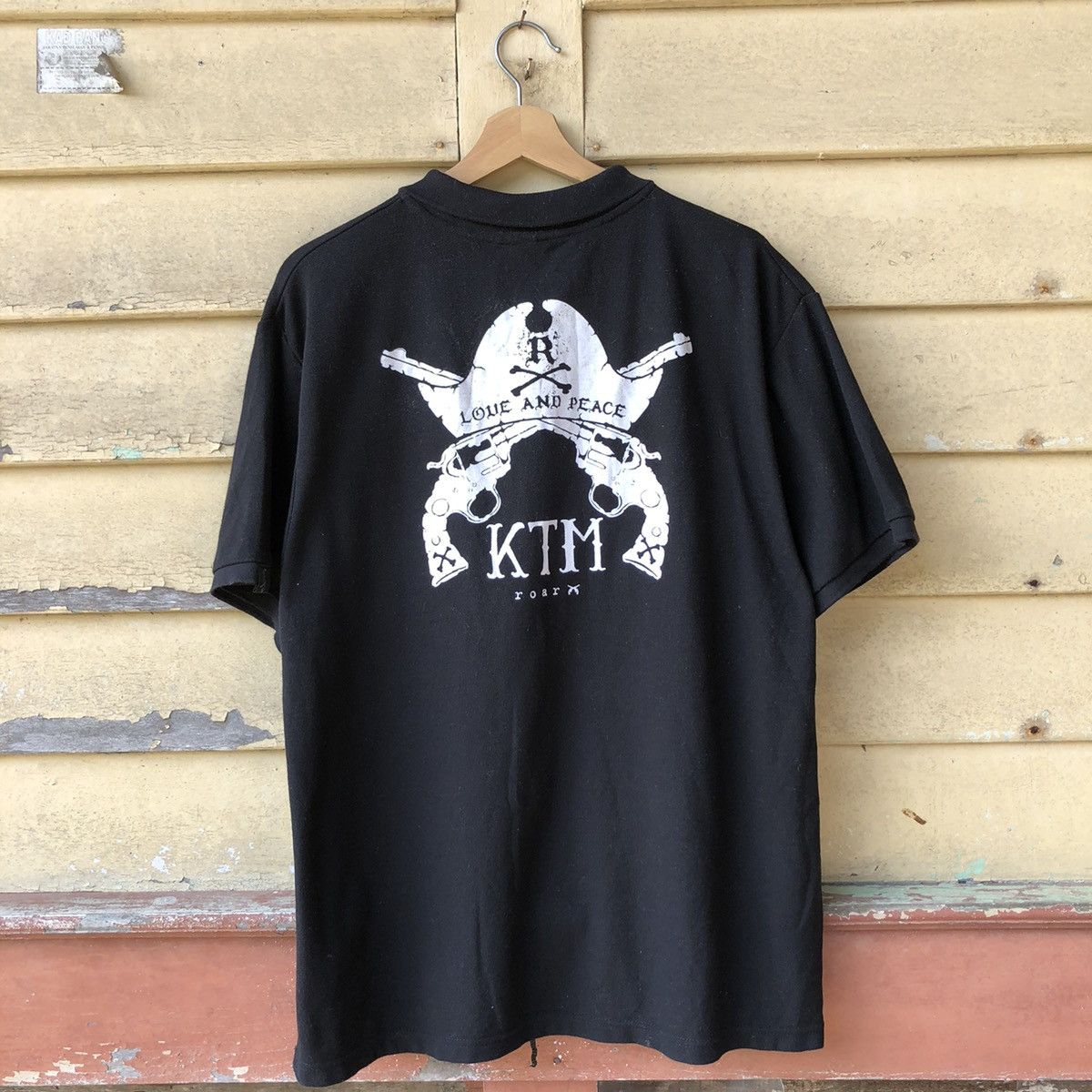 Naked & Famous KTM Love And Peace Polo Tshirt Size US XL / EU 56 / 4 - 7 Thumbnail