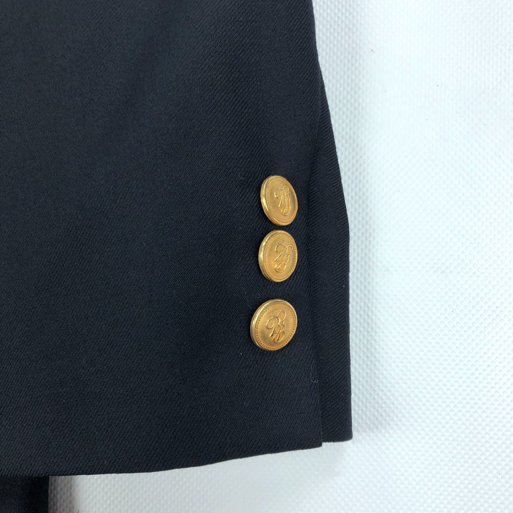 Brooks Brothers Brooks Brothers Blazer 48R Wool Navy Blue Gold Button Jacket Coat Solid Notch Lapel Regular Fit Mens Jacket Size 48R - 3 Thumbnail
