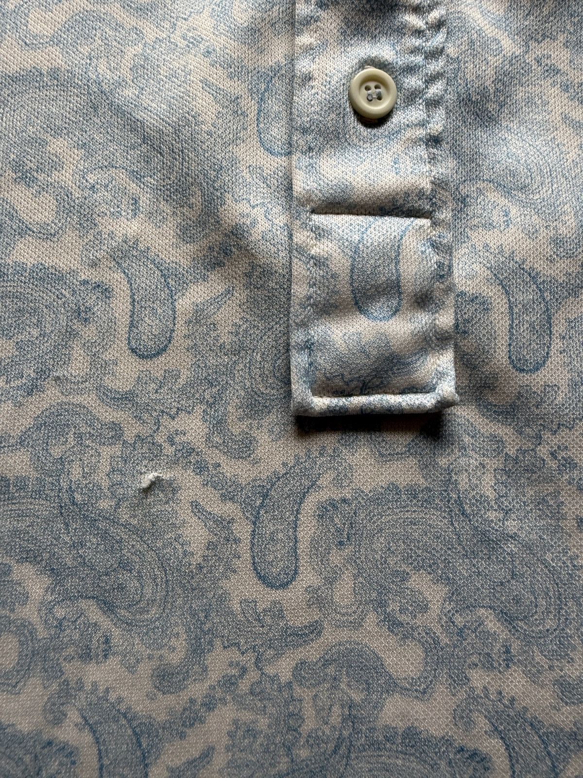 Izod Vintage 60s Izod Paisley Print Patterned Polo Shirt Size US L / EU 52-54 / 3 - 4 Thumbnail