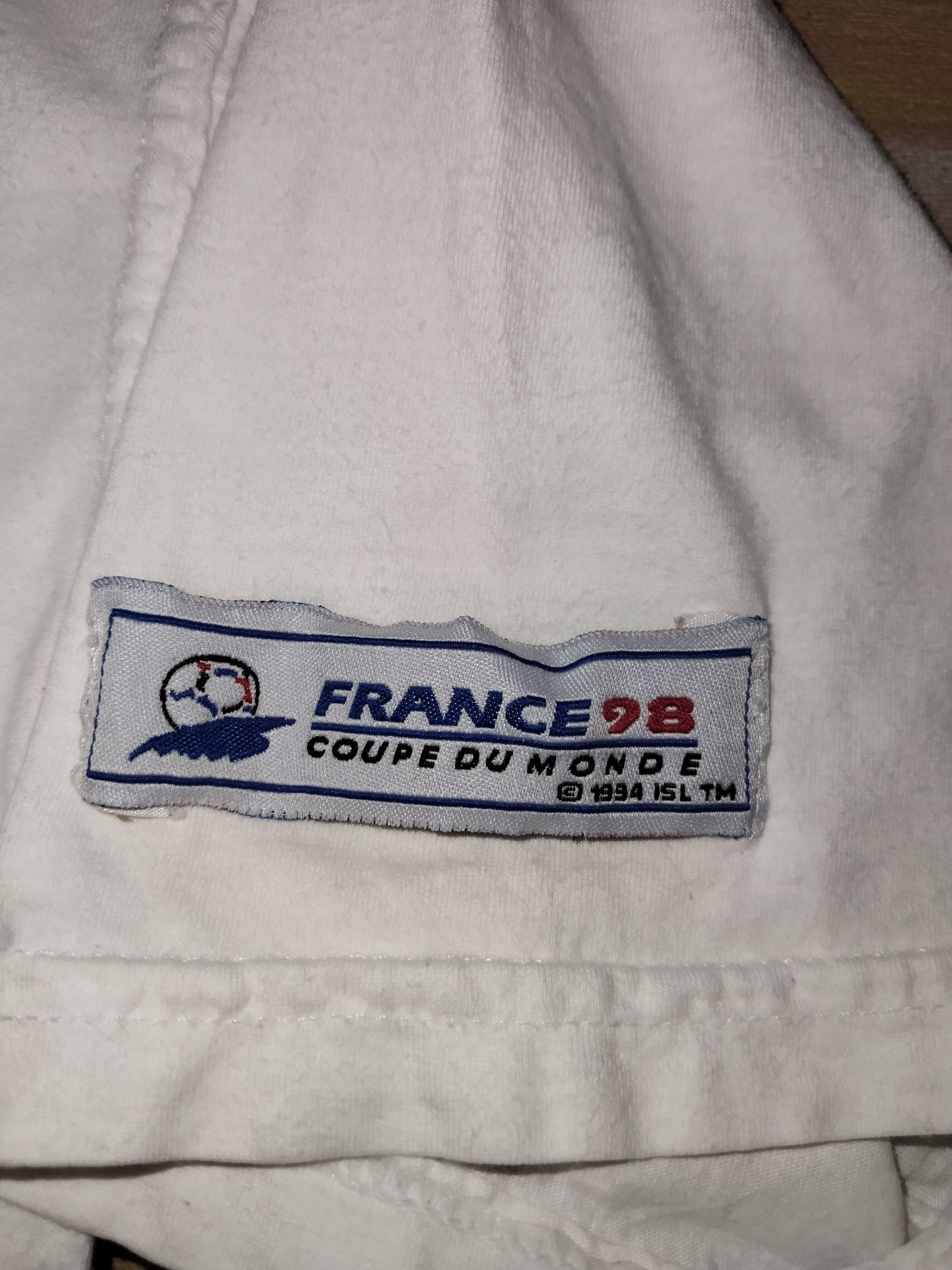 Vintage Vintage FRANCE WORLD CUP 1998 Size US M / EU 48-50 / 2 - 5 Thumbnail