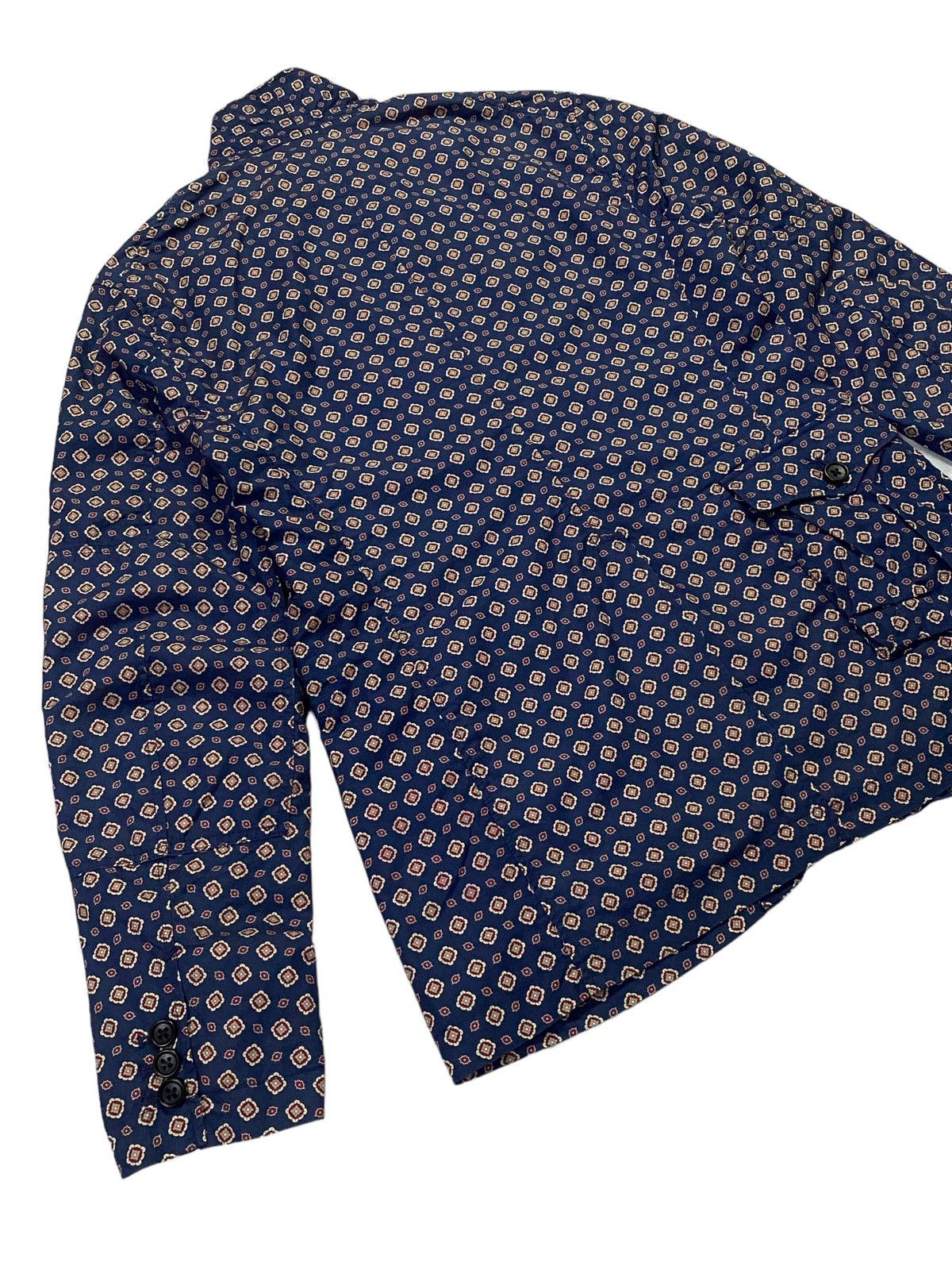 Engineered Garments Engineered Garments Navy Floral Multi-Pocket Jacket/Blazer Size S / US 4 / IT 40 - 17 Thumbnail
