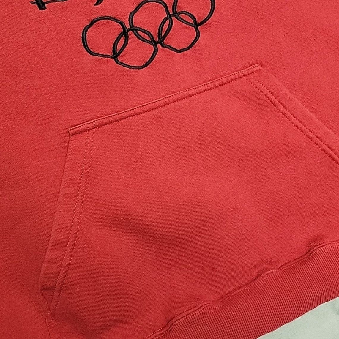 Vintage VINTAGE Beijing 2008 Olympic Hoodie Sweatshirt Mens XL Red Embroidered Pullover Fleece Size US XL / EU 56 / 4 - 4 Thumbnail