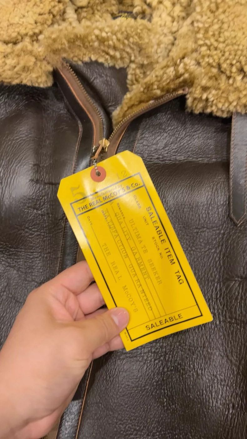 The Real McCoy's The Real McCoys Size42 TYPE B-3 Leather and Fur One-Piece F Size US M / EU 48-50 / 2 - 2 Thumbnail