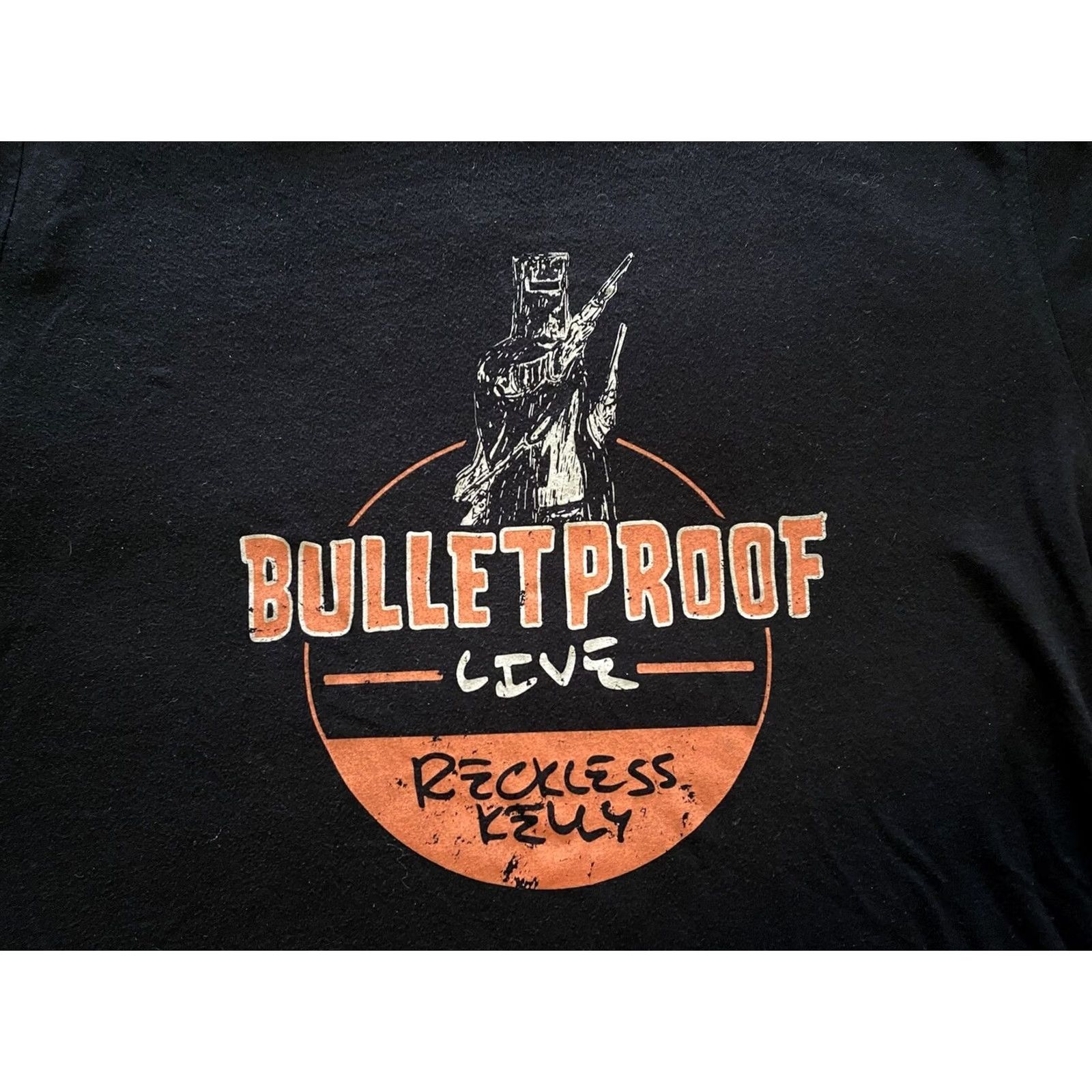 Olive Reckless Kelly Bulletproof LIVE T-shirt Women L Black Concert T-shirt Size L / US 10 / IT 46 - 3 Thumbnail