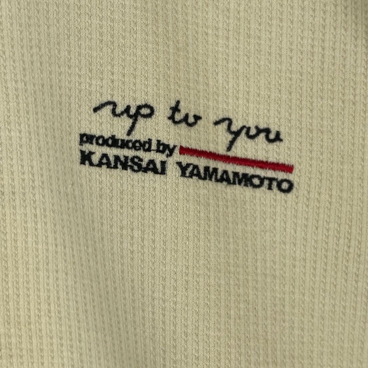 Kansai Yamamoto Vintage Kansai Yamamoto Crewneck Sweatshirt White Size L Size L / US 10 / IT 46 - 5 Thumbnail