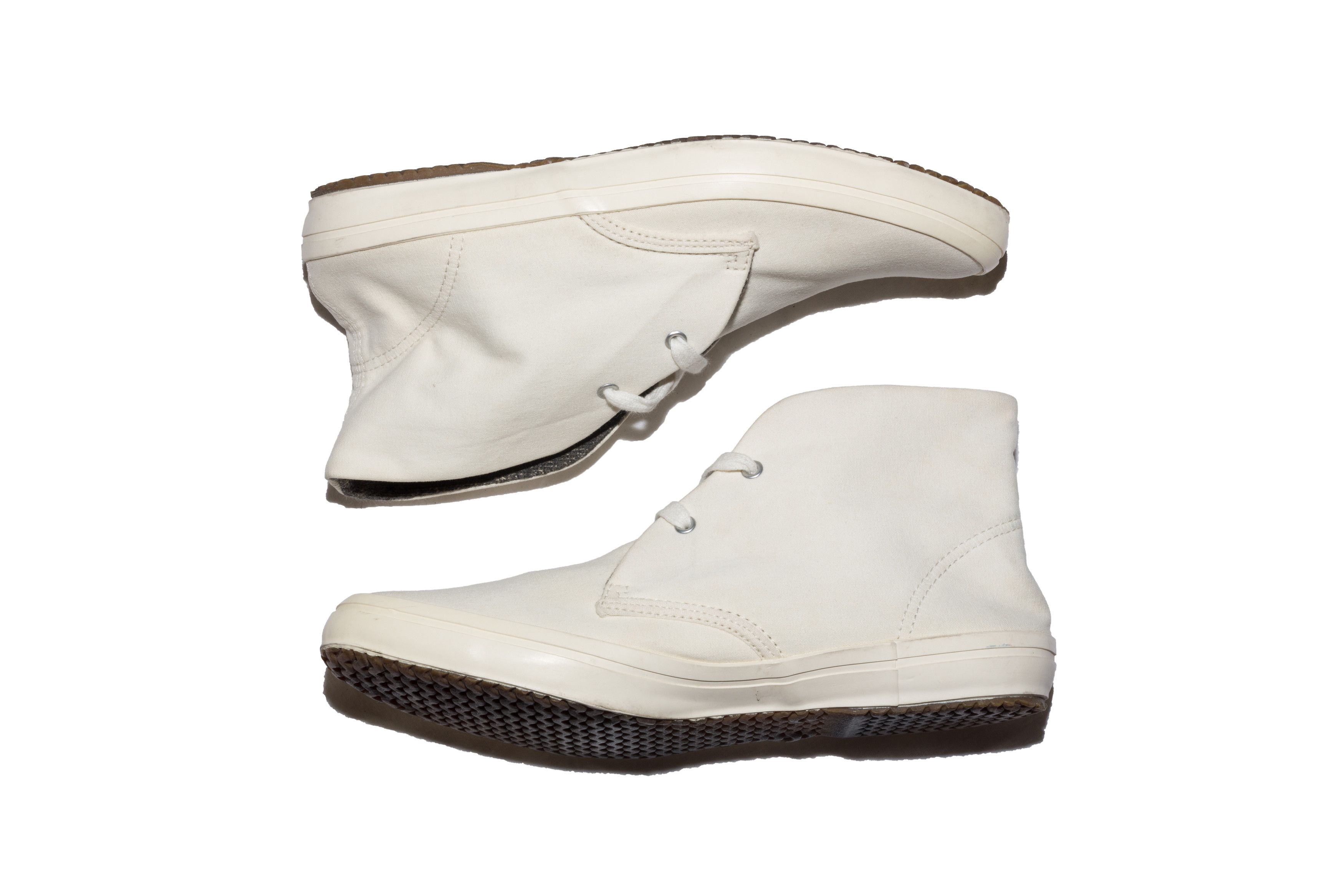 Issey Miyake ANKLE CHUKKA CANVAS LACE UP BOOTS Size US 5 / IT 35 - 10 Thumbnail