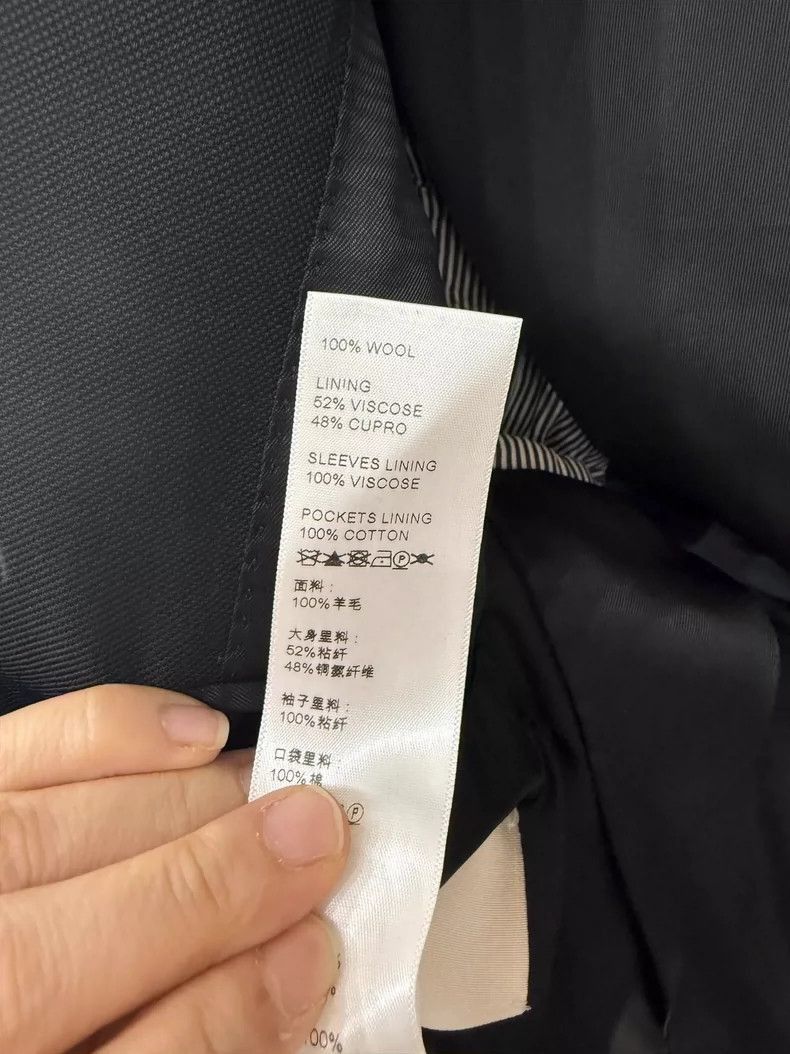 Celine Celine Black Wool Blazer with One Button Size M / US 6-8 / IT 42-44 - 6 Thumbnail