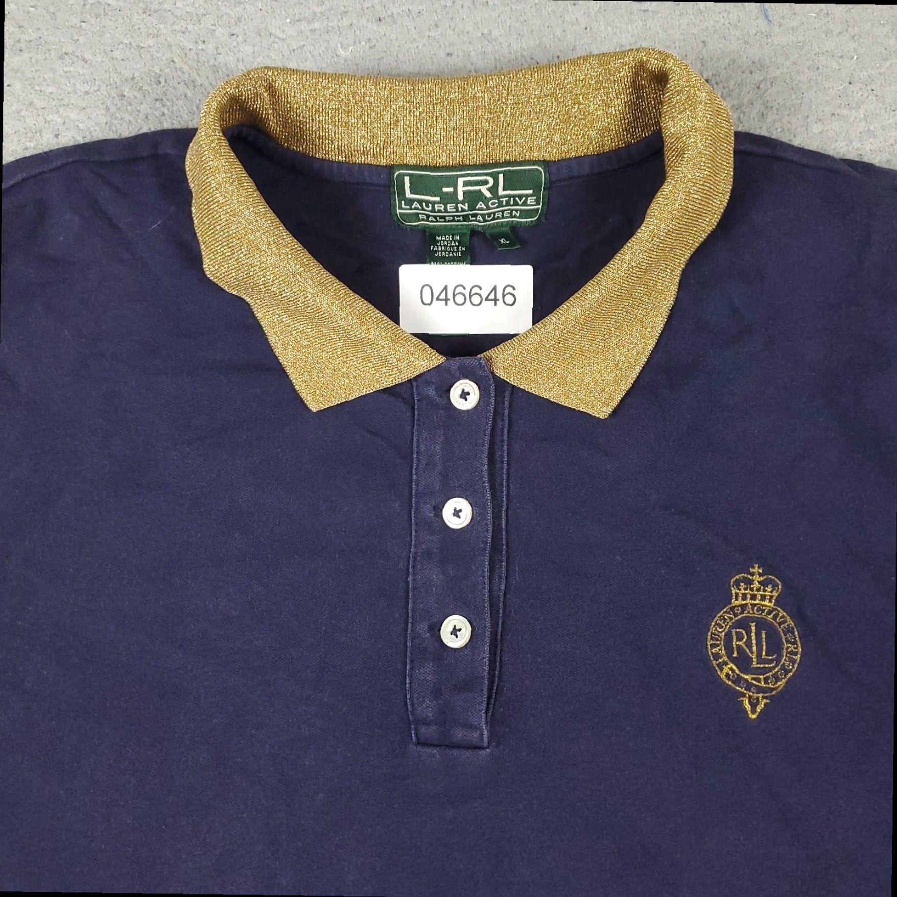 Ralph Lauren Ralph Lauren Polo Womens Extra Large XL Blue Casual Short Sleeve Shirt Size XL / US 12-14 / IT 48-50 - 2 Thumbnail