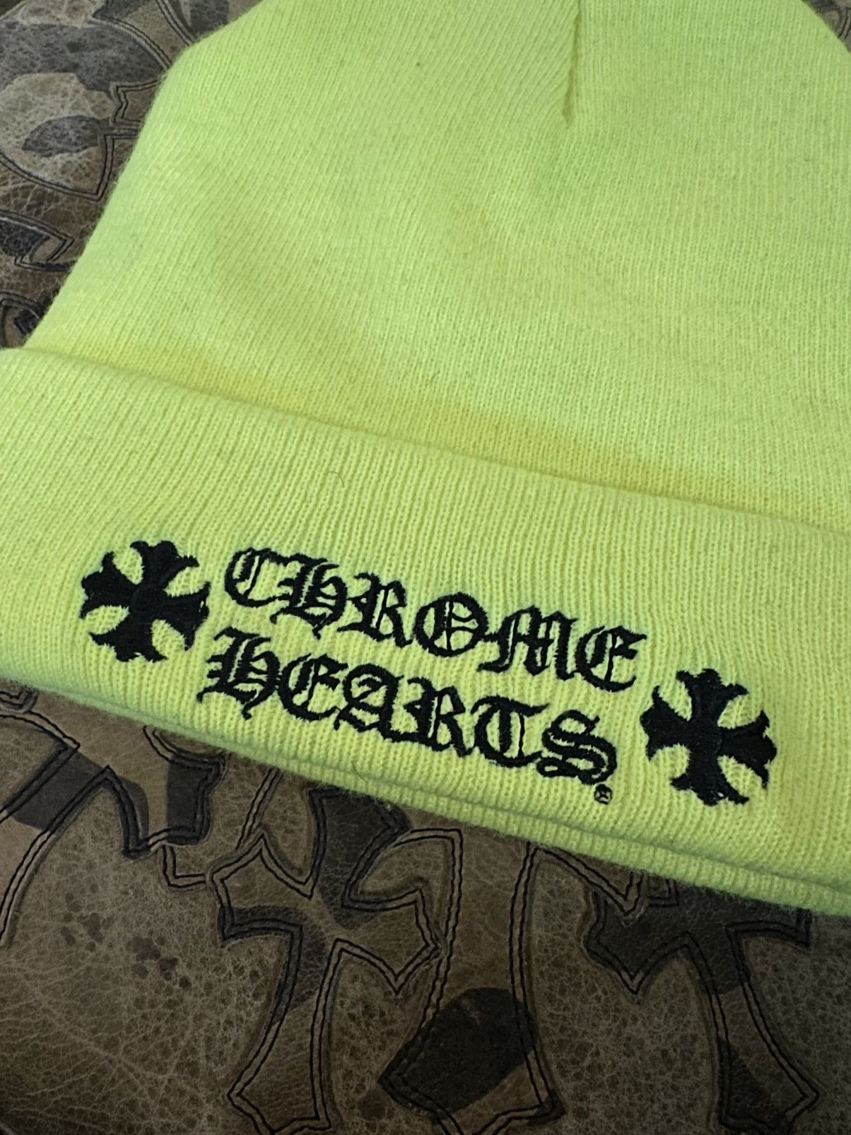 Chrome Hearts CHROME HEARTS EMBROIDERED BEANIE Size ONE SIZE - 2 Thumbnail