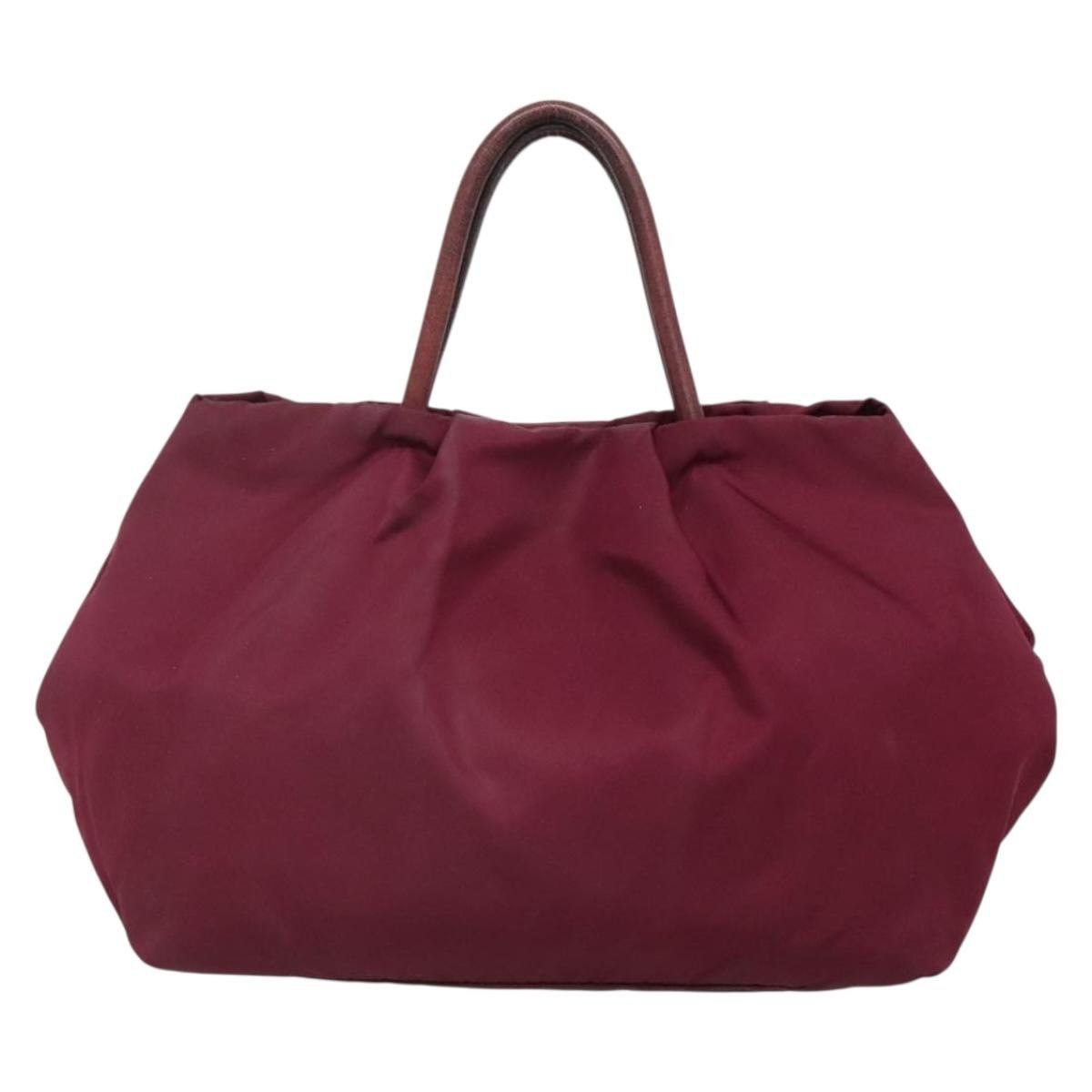 Prada PRADA Hand Bag Nylon Purple Gold Size ONE SIZE - 3 Thumbnail