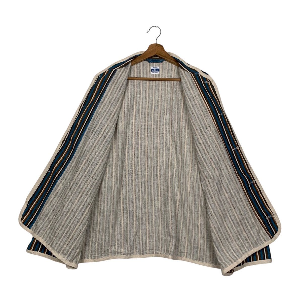 Vintage ☀️Nice design Army Twill stripe sanforized button jacket Size US L / EU 52-54 / 3 - 17 Thumbnail