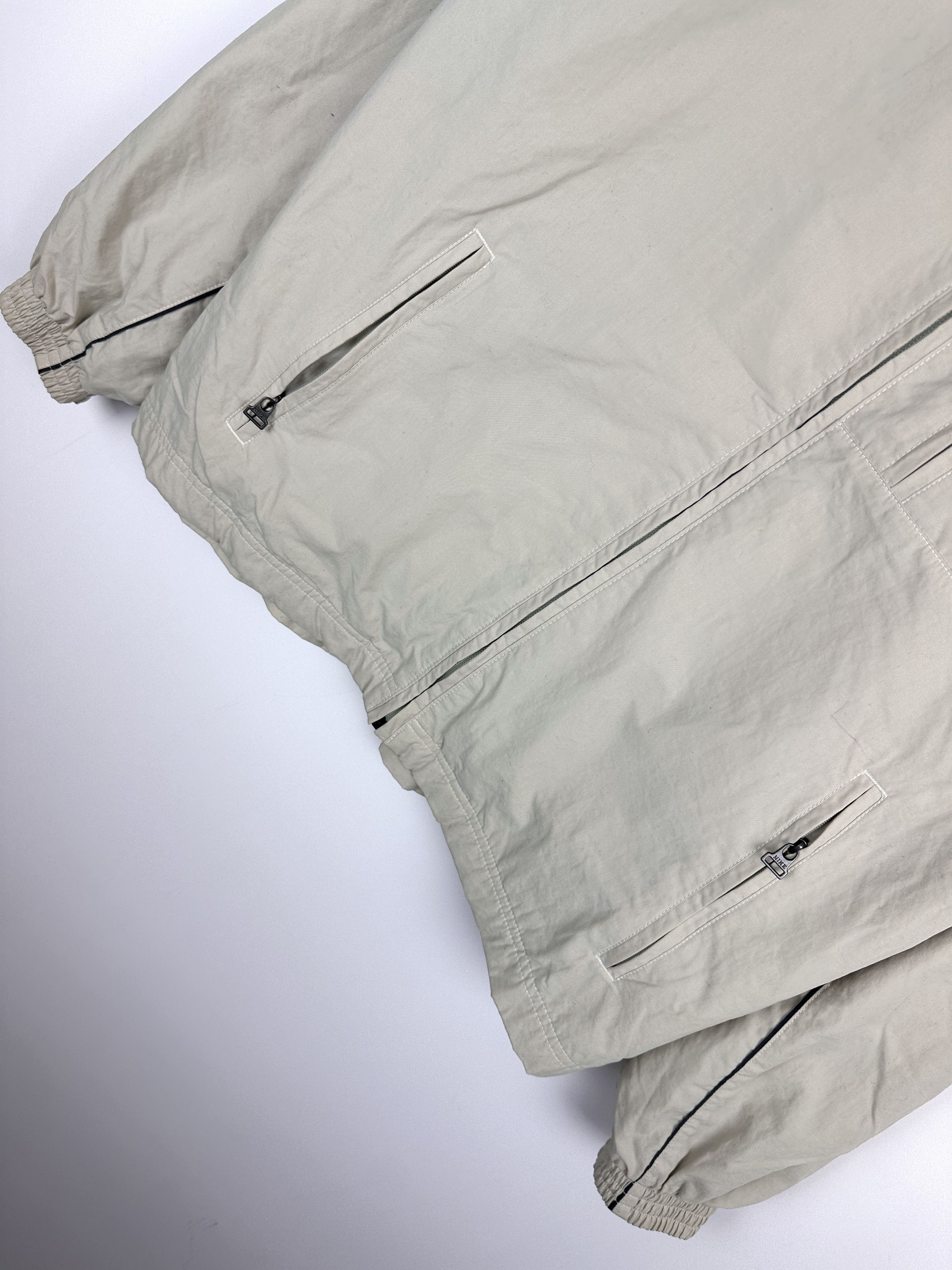 Nike Vintage Nike swoosh creamy jacket M Size US M / EU 48-50 / 2 - 4 Thumbnail