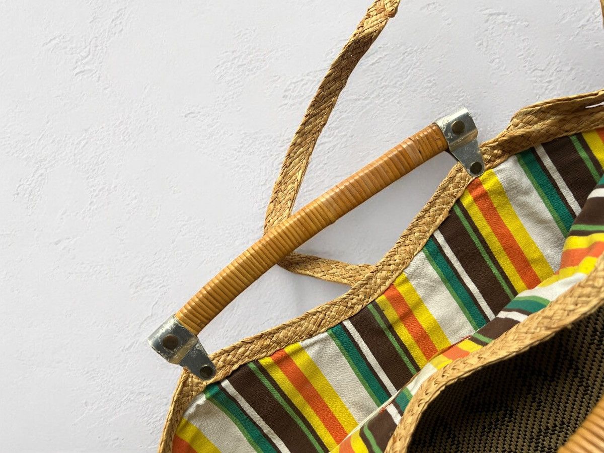 Designer × Miss Sixty Offer!🫵🏻 MISS SIXTY NATURAL KNITTED BAG BAMBOO DESIGNER Y2K Size ONE SIZE - 6 Thumbnail