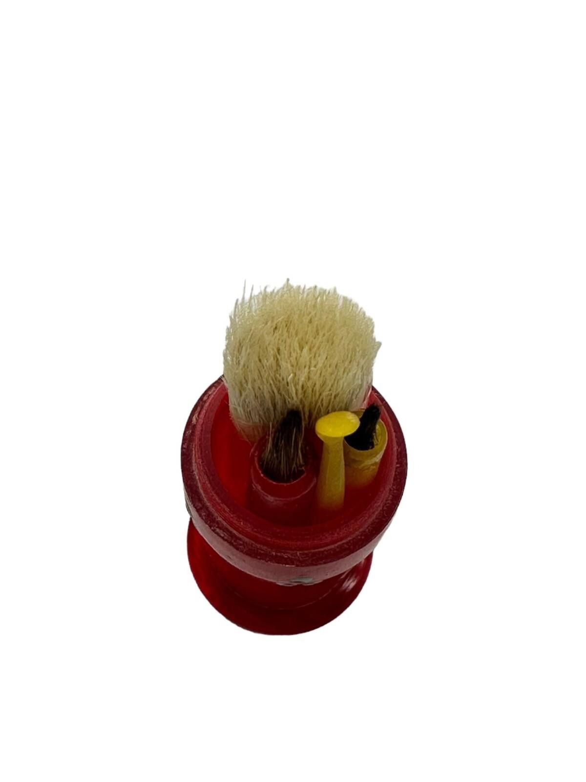 Unknown London Vintage Japanese Woman Figure Celluloid Paintbrush Set 3"x1" Size ONE SIZE - 4 Thumbnail