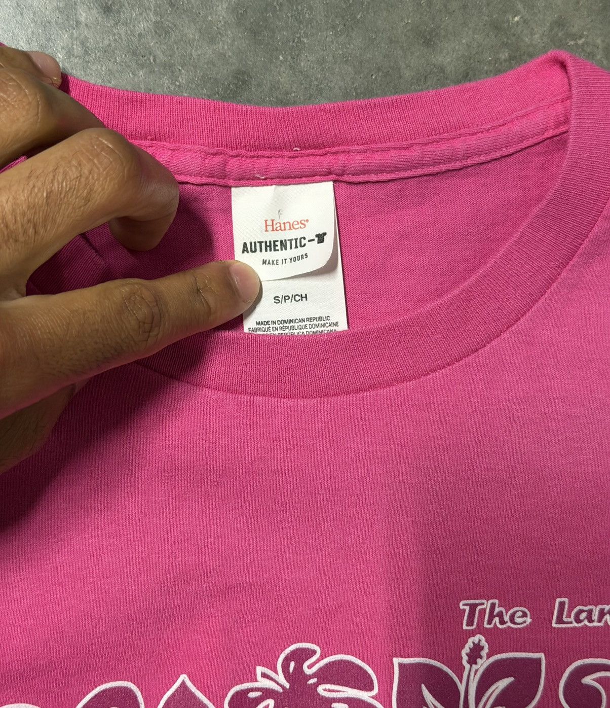 Hanes Y2K Pink Hawaii Maui tee shirt Size US M / EU 48-50 / 2 - 3 Thumbnail