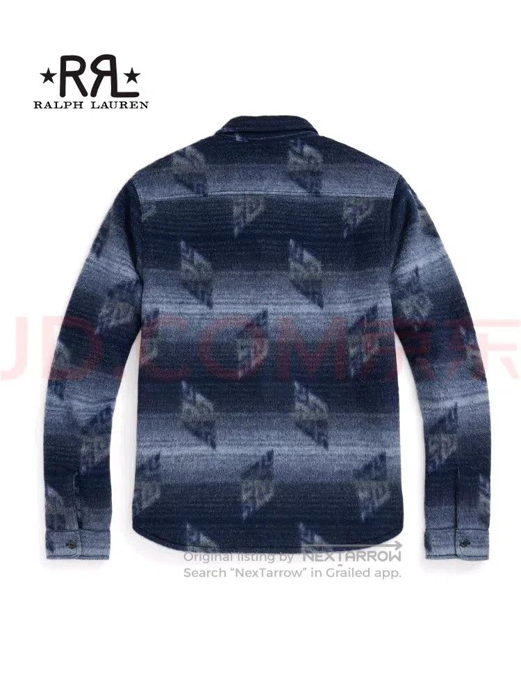 RRL Ralph Lauren RRL Ralph Lauren Double-Sided Knit Jacquard Coat Shirt Size US L / EU 52-54 / 3 - 3 Thumbnail