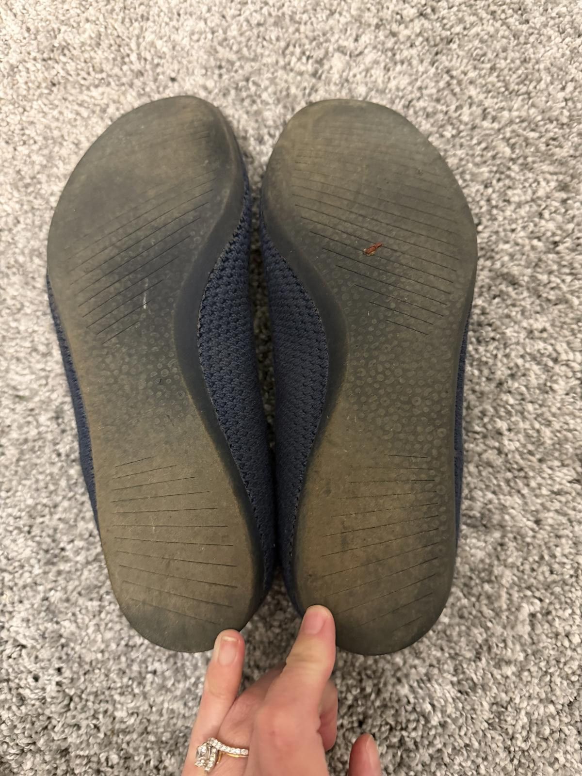 Allbirds Allbirds Tree Breezers Women's Blue Knit Flats Size 7 Size US 7 / IT 37 - 7 Thumbnail