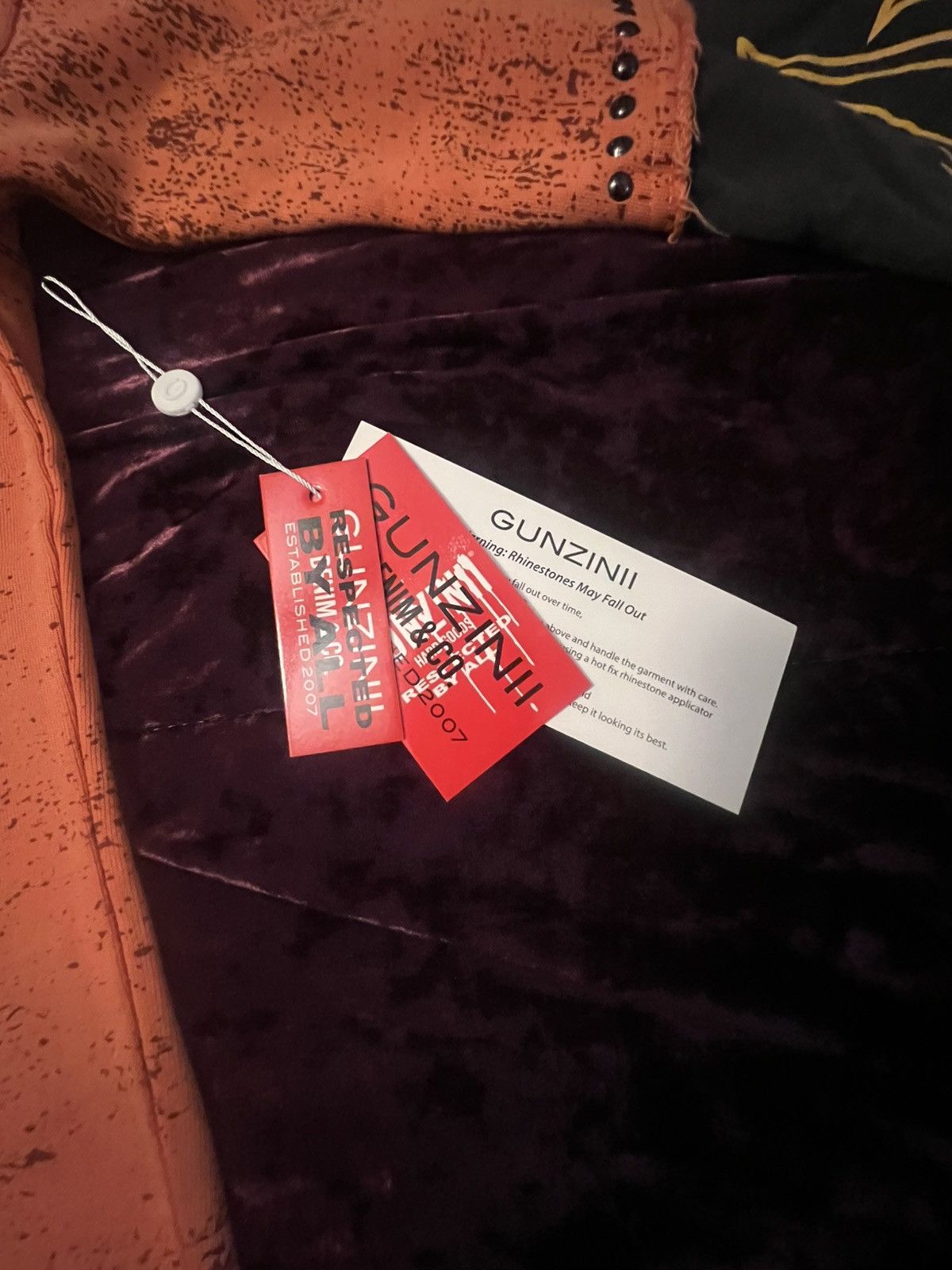 Other Gunzinii Crewneck - Speed 92 Long Sleeve - Orange Size US XS / EU 42 / 0 - 6 Thumbnail