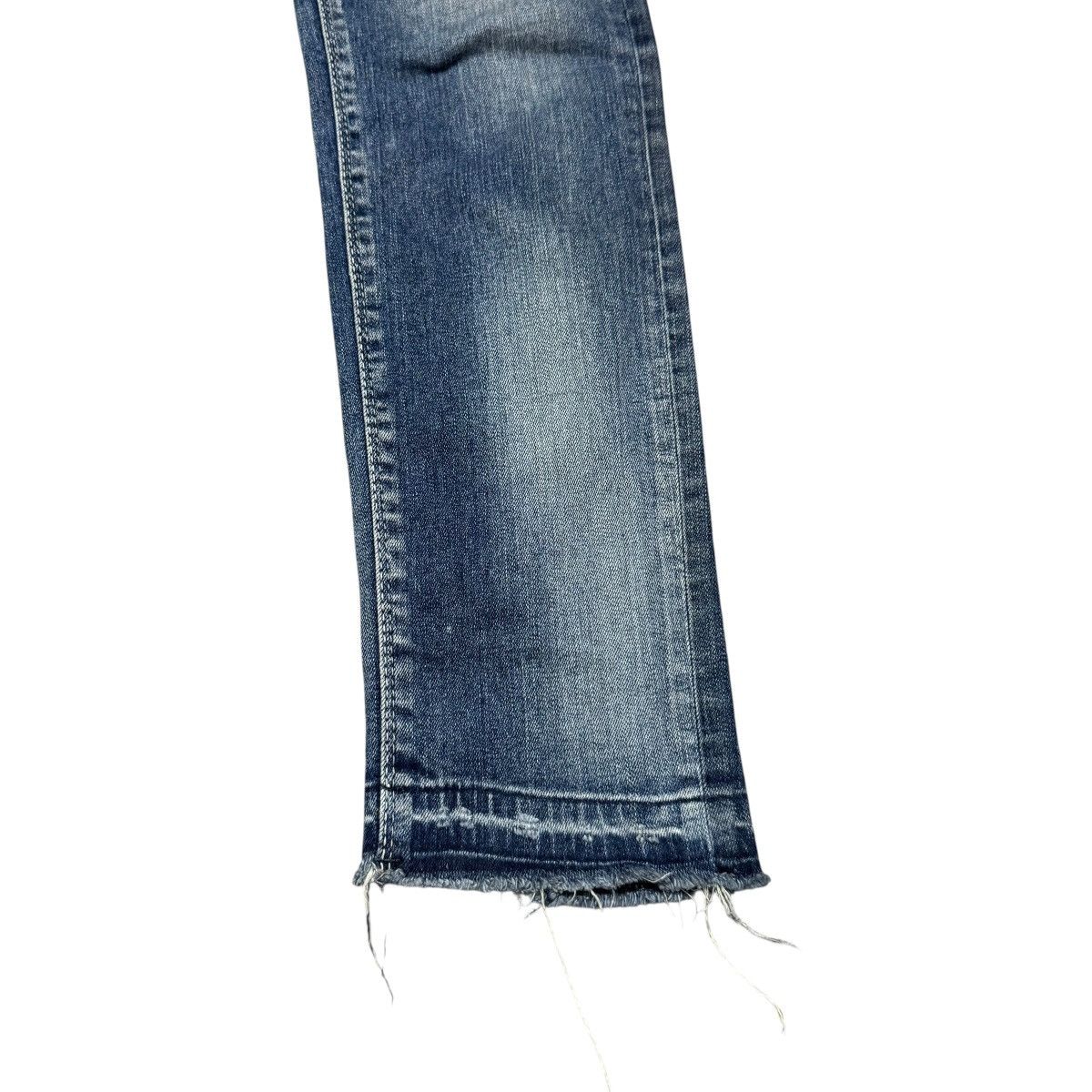 GOSTAR DE FUGA Gostar De Fuga Reconstruct Denim Skinny Jeans Size US 33 - 10 Thumbnail