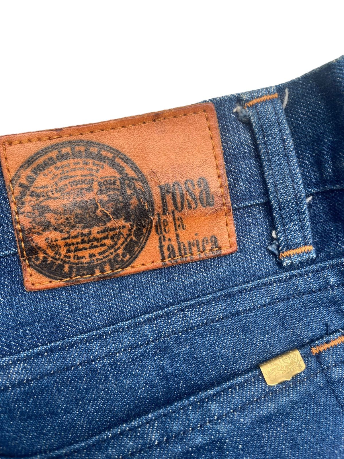 Japanese Brand Vintage La Rosa Dela Fabrica Denim Size US 30 / EU 46 - 10 Thumbnail