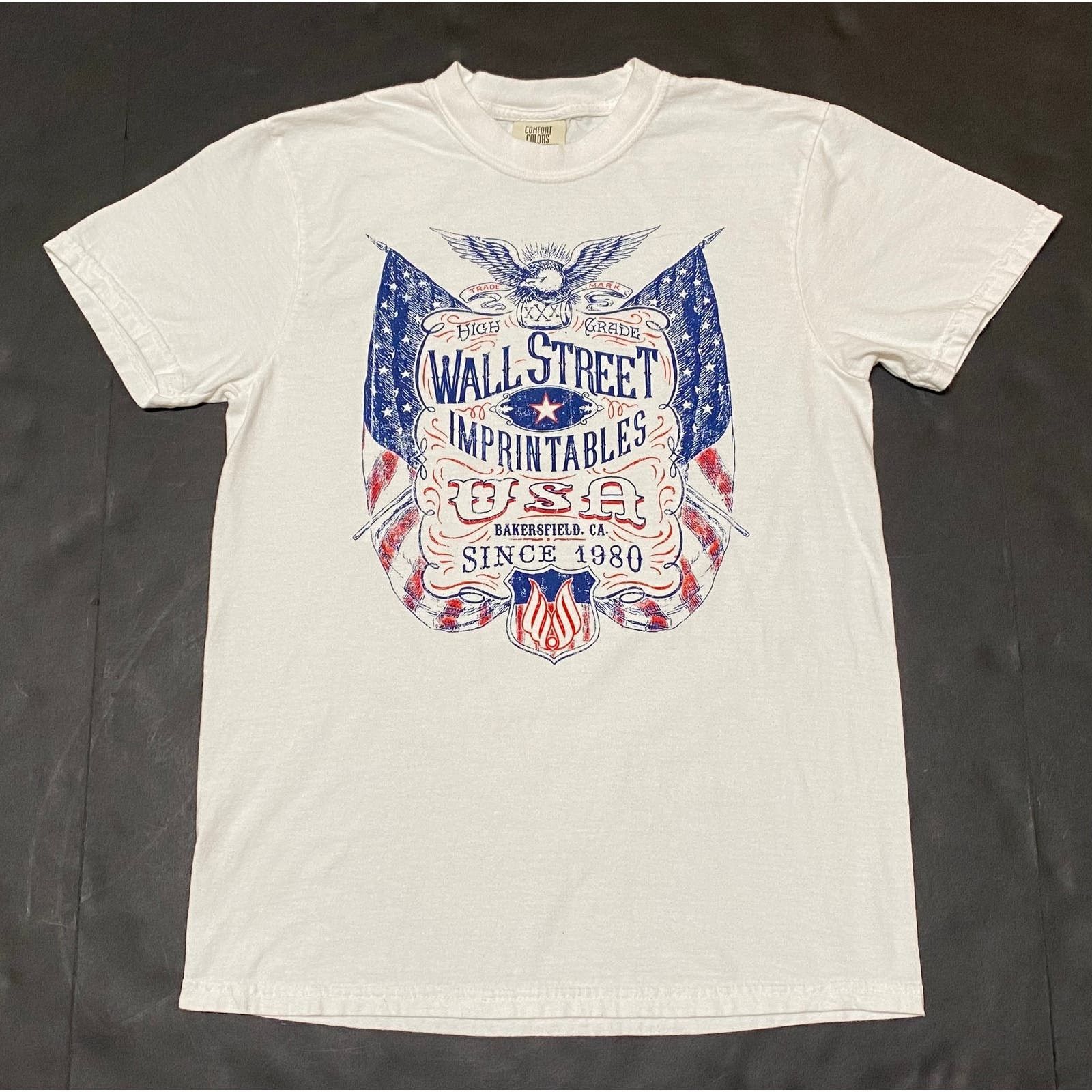 Comfort Colors Wall Street Imprintables Bakersfield CA Small Shirt 957A Size US S / EU 44-46 / 1 - 1 Thumbnail
