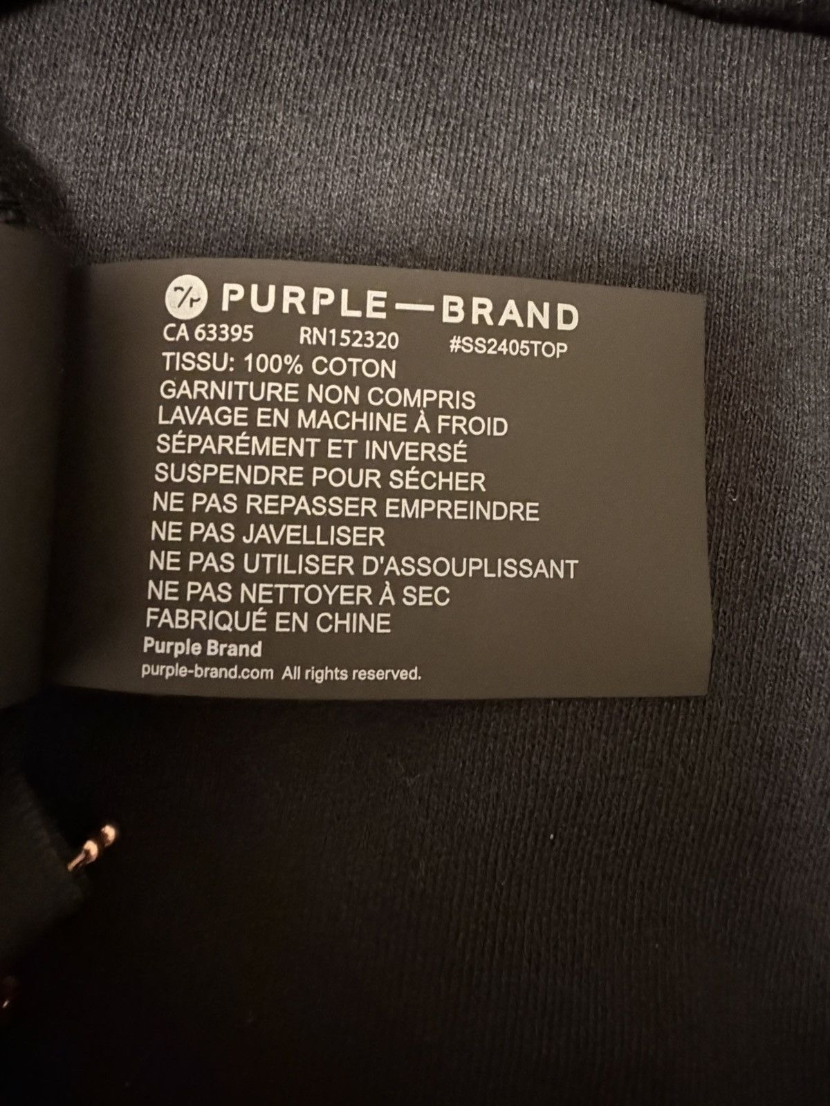 Purple Brand Authentic Purple Brand Medium Black T-Shirt Size US M / EU 48-50 / 2 - 10 Thumbnail