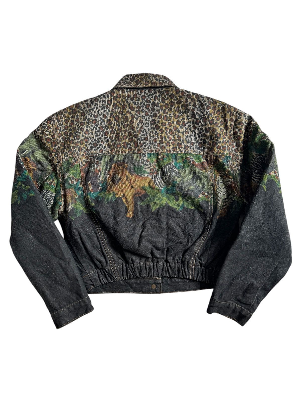 Kenzo VERY RARE VINTAGE JACKET DENIM JEANS TRUCKER KENZO ANIMAL Size US S / EU 44-46 / 1 - 3 Thumbnail