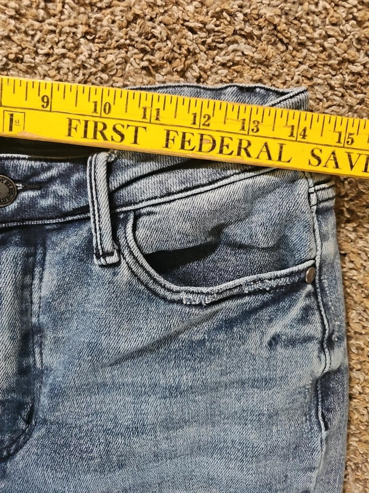 Other Judy Blue Los Angeles Slim Fit 7/28 Jeans Size 28" / US 6 / IT 42 - 5 Thumbnail