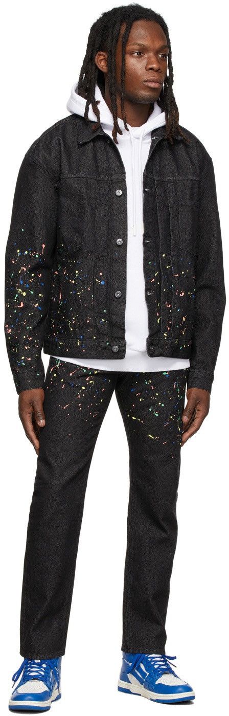 Marcelo Burlon Marcelo Burlon County of Milan Black Spot Stonewash Jeans Size US 30 / EU 46 - 5 Thumbnail