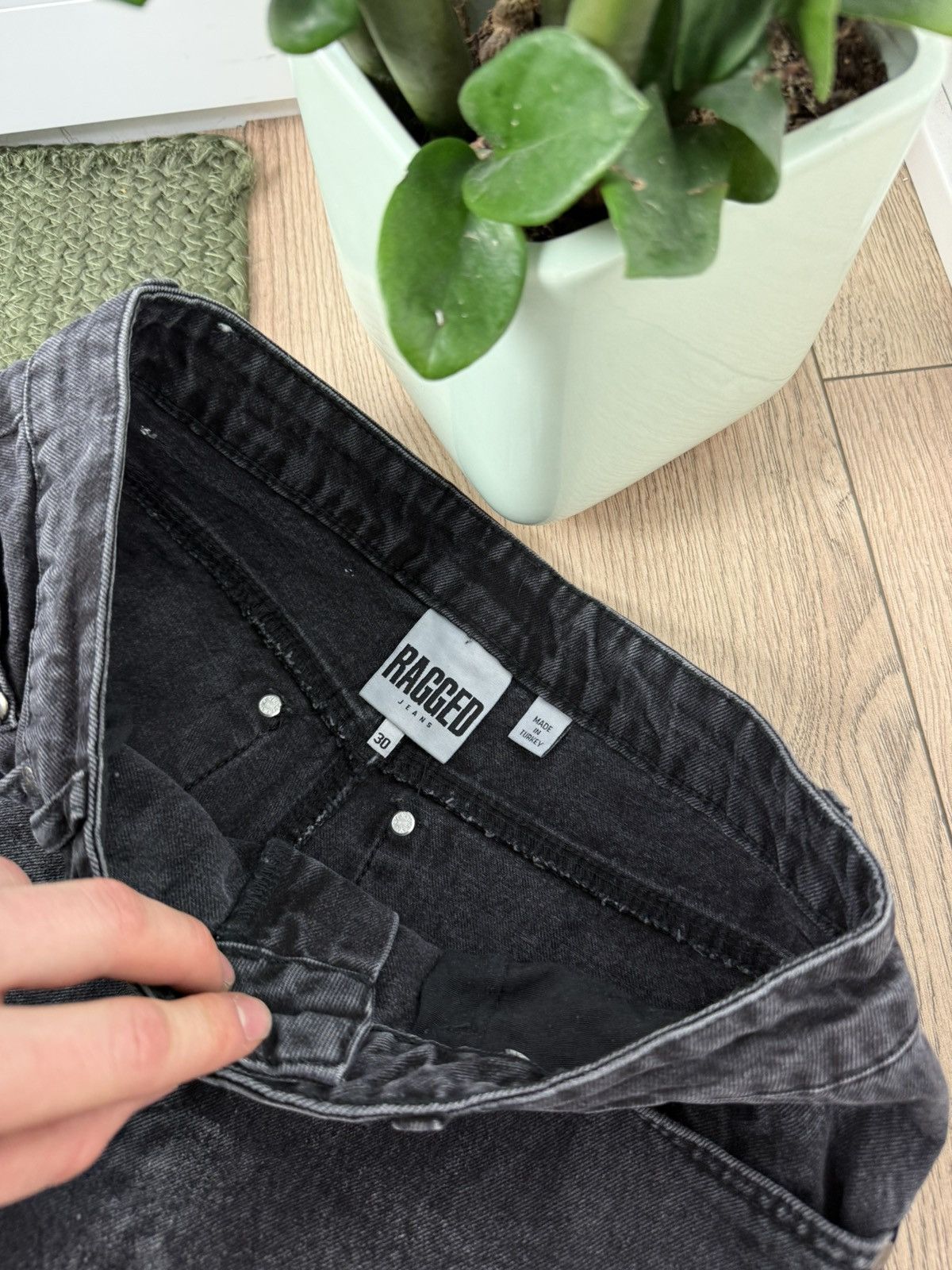 Vintage Vintage Ragged Jeans Avantgarde bootcut Denim Pants Rare Y2K Size US 30 / EU 46 - 5 Thumbnail