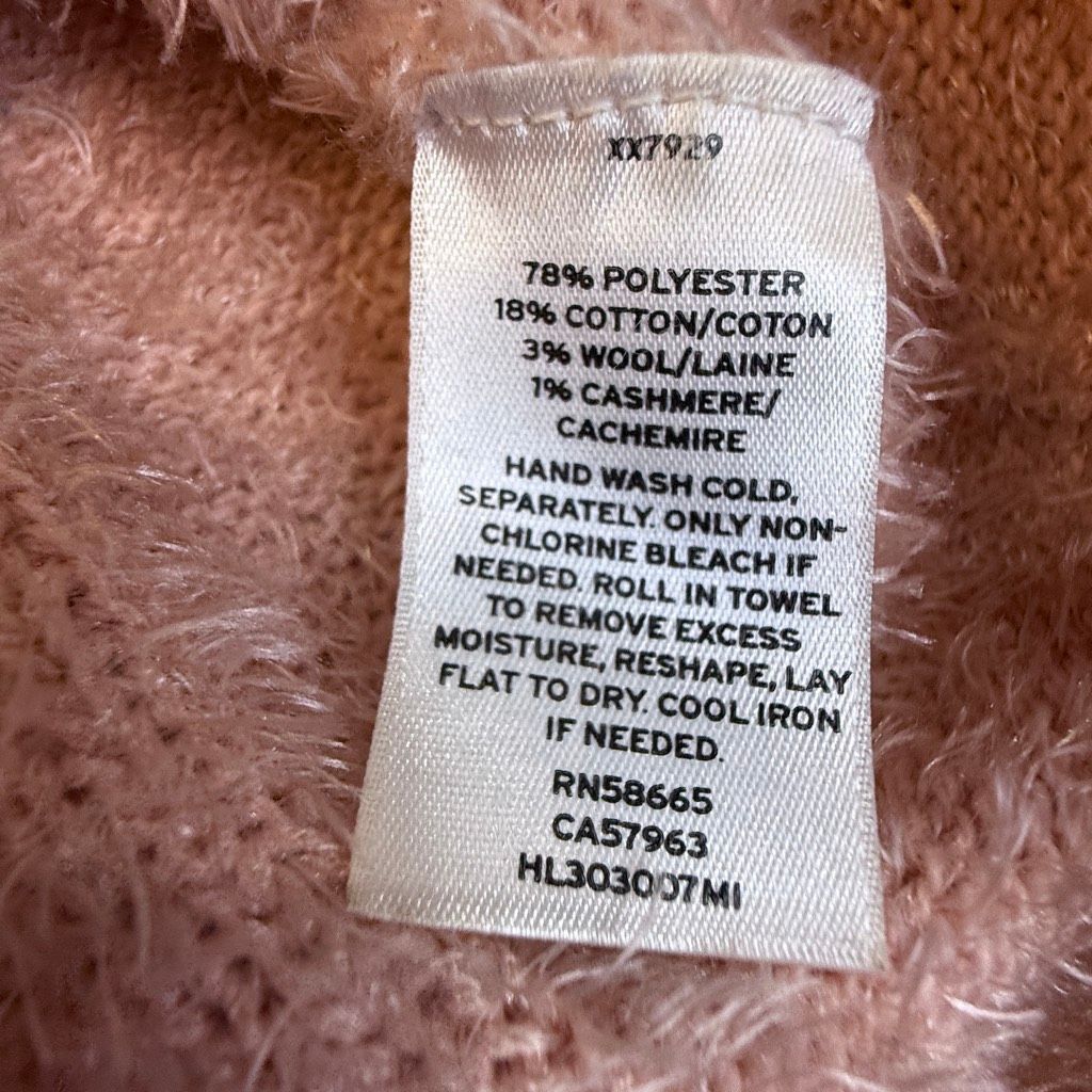 Anthropologie CHELSEA28 x Anthropologie Wool Cashmere Blend Textured Fuzzy Size XS / US 0-2 / IT 36-38 - 5 Thumbnail