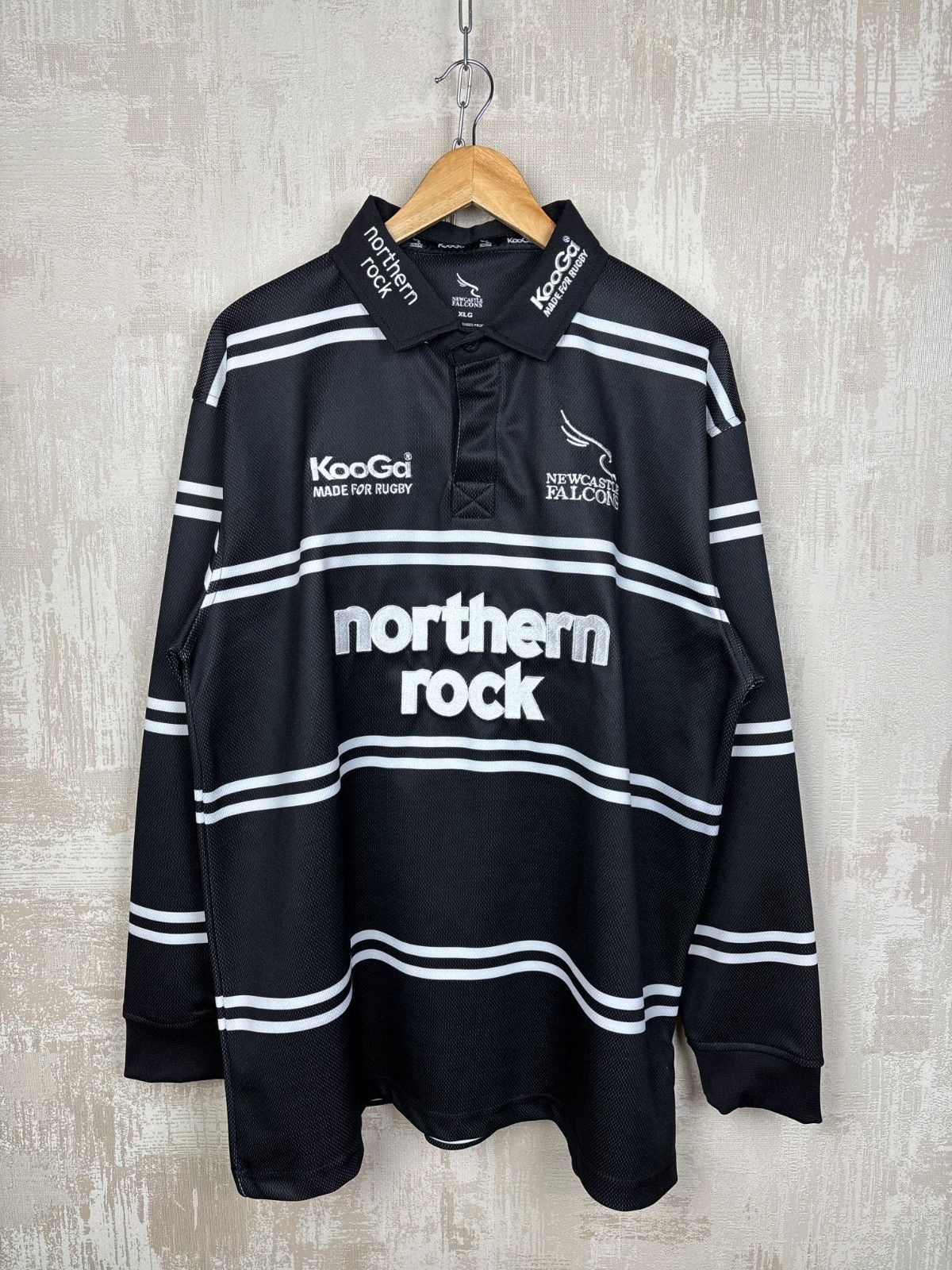 Other UK Newcastle Falcons 2006 2007 Rugby Union Home Shirt L/S Size US XL / EU 56 / 4 - 3 Thumbnail