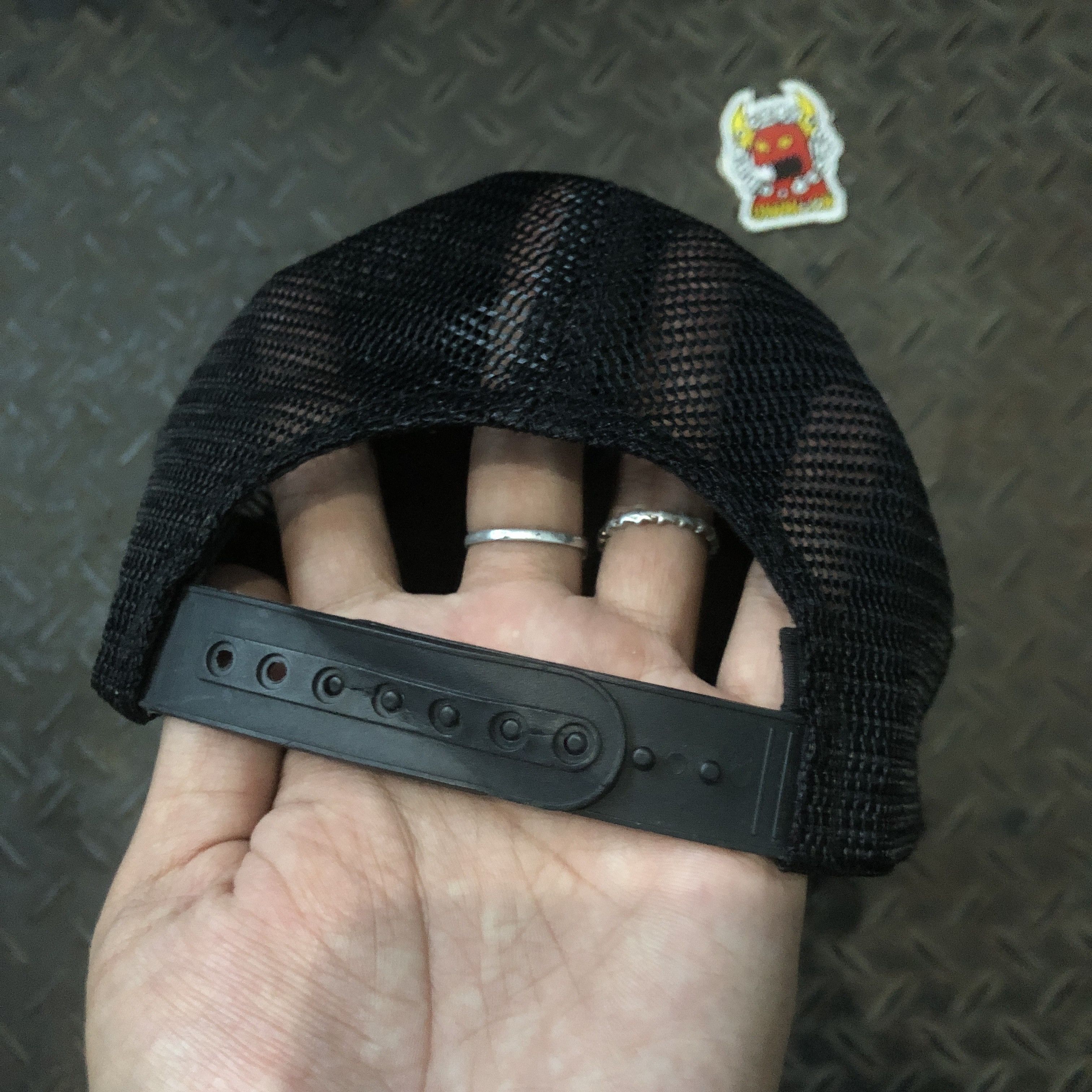 Japanese Brand Vintage Y2K Peace Rock Trucker Hat Japanese Size ONE SIZE - 5 Thumbnail