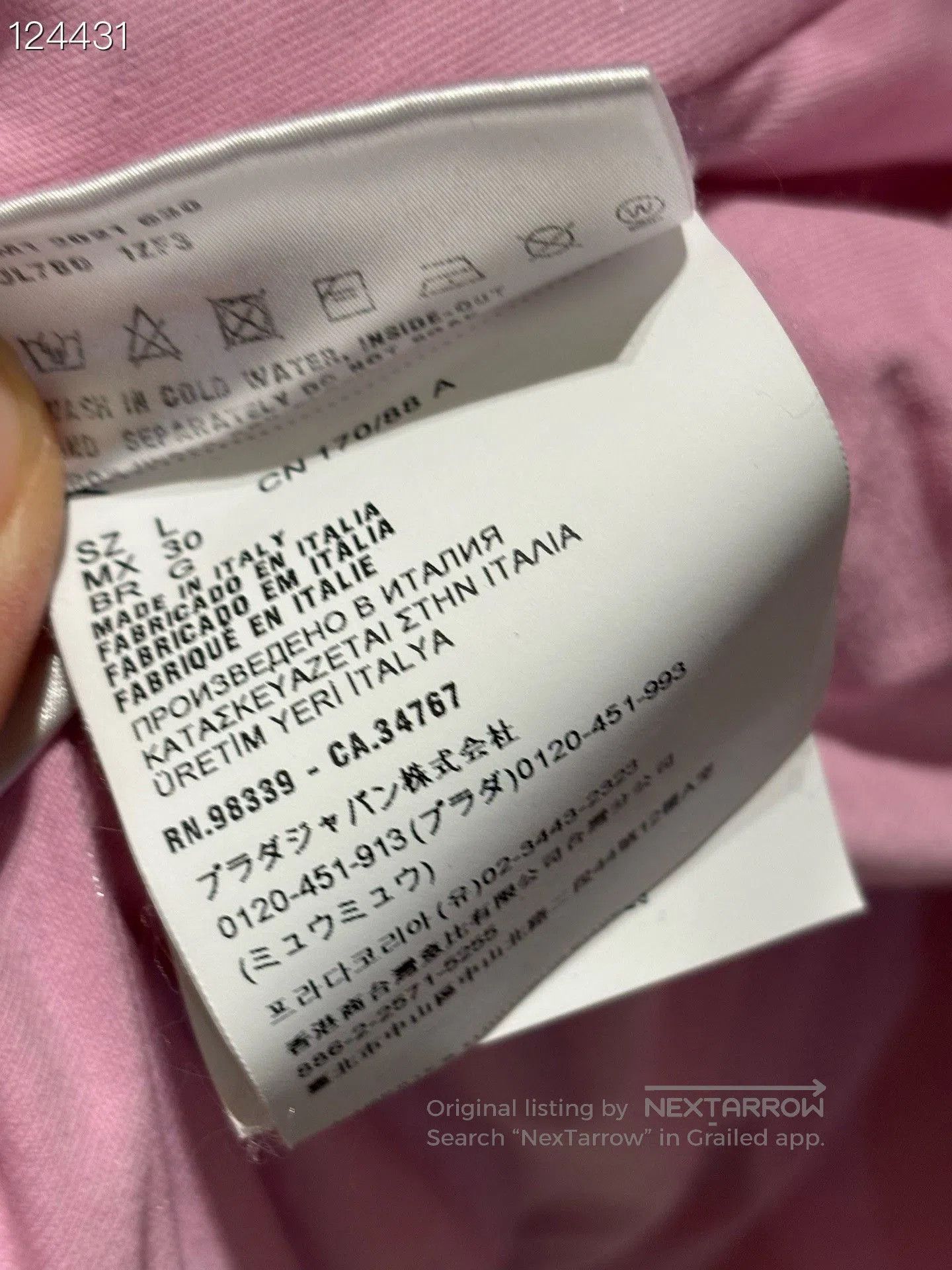 Miu Miu Miu Miu Logo Pink Puffer Jacket. Size L / US 10 / IT 46 - 4 Thumbnail