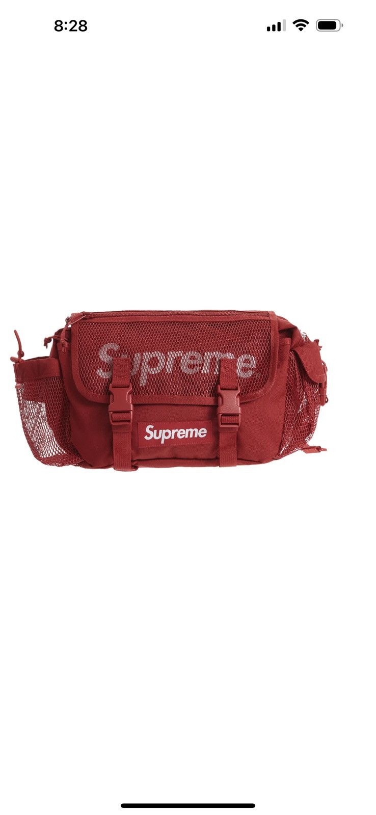 image of Supreme Fanny Pack in Red, Men's