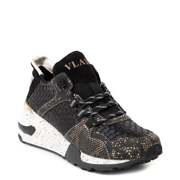 Vlado Vlado Cleo Women’s Sneakers, Black/Gold, Sz. 7 Size US 7 / IT 37 - 2 Thumbnail