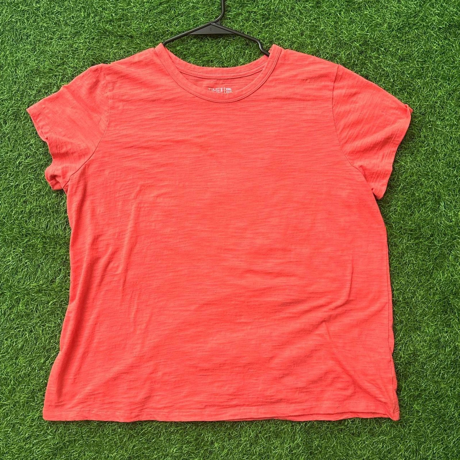 Other Women's Coral Time + Tru Basic T-Shirt Size XXL / US 16-18 / IT 52-54 - 1 Thumbnail