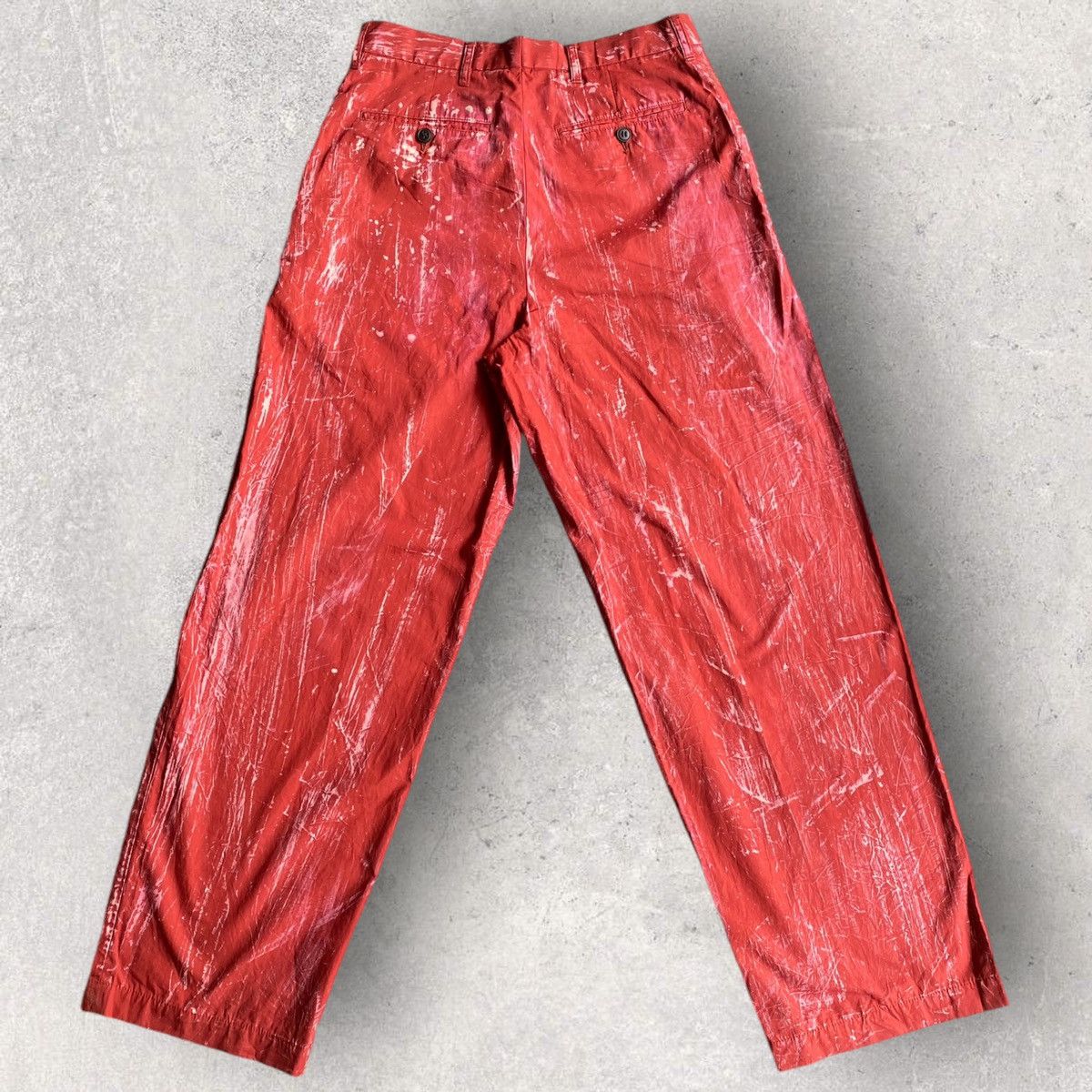 Dries Van Noten Dries Van Noten Red Degraded Pants Size US 30 / EU 46 - 9 Thumbnail