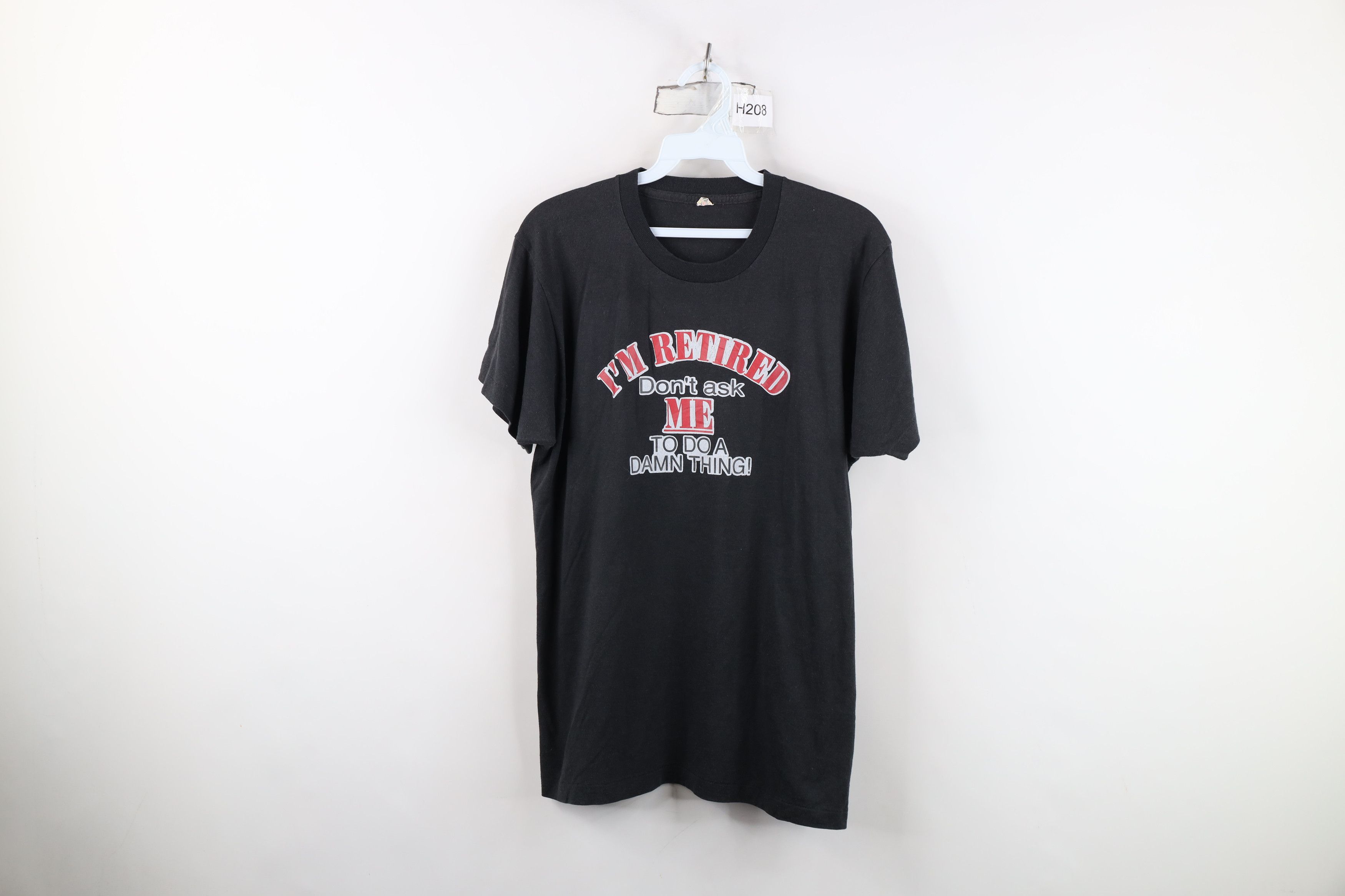 Vintage Vintage 80s Don't Ask Me To Do A Damn Thing T-Shirt USA Size US L / EU 52-54 / 3 - 1 Thumbnail