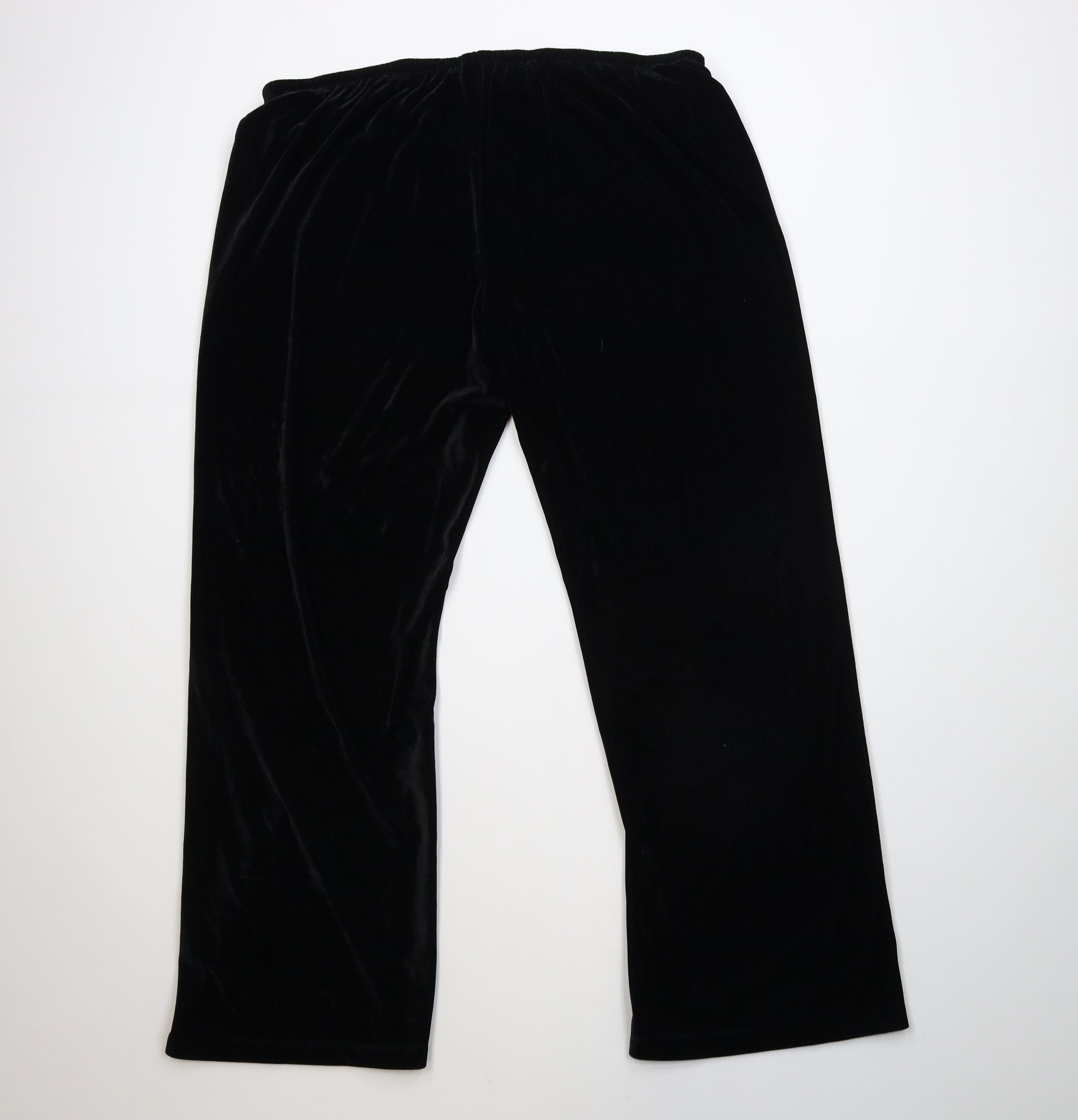 Vintage Deadstock Vintage 90s Y2K Babydoll Wide Leg Pants Black Size 36" / US 14 / IT 50 - 9 Thumbnail