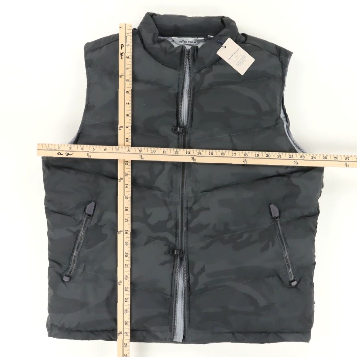 Peter Millar Peter Millar Apres Ski Vest Reflective Camouflage Iron Men's XL Jacket Shirt Mens XL Iron Camouflage Apres Ski Vest Reflective Peter Millar Size US XL / EU 56 / 4 - 3 Thumbnail