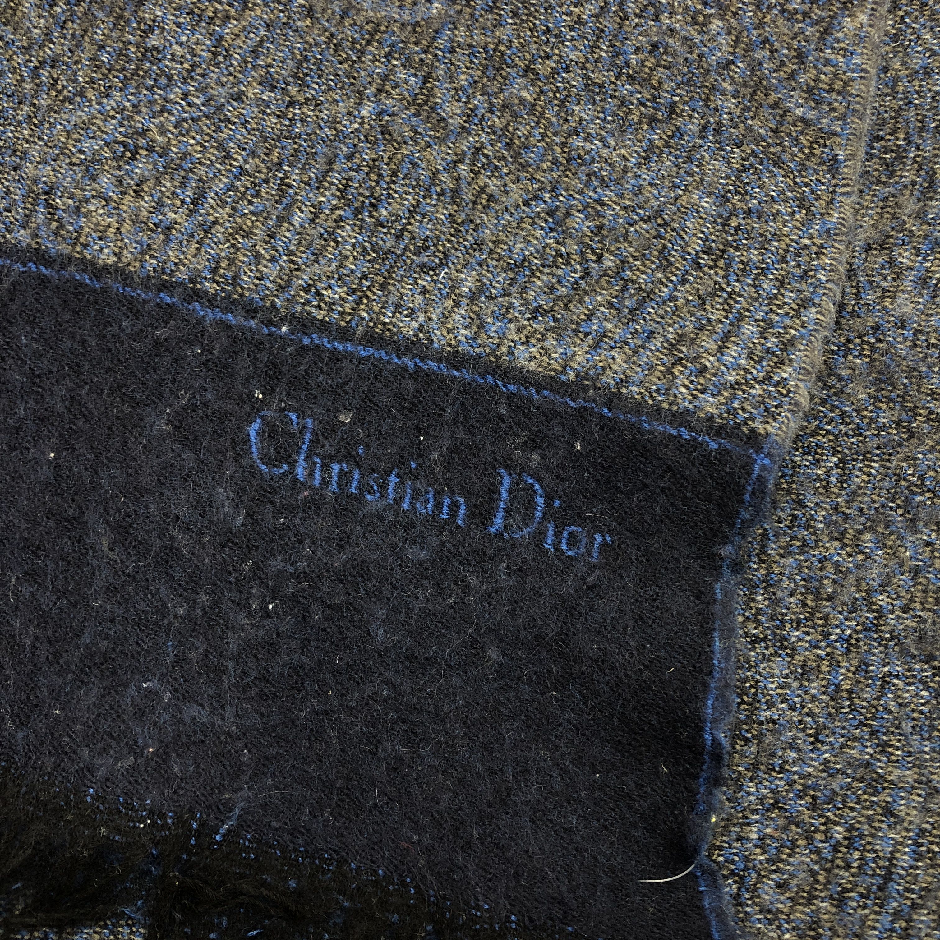 Vintage Vintage Christian Dior Scarf Muffler Wool Winter Scarves Size ONE SIZE - 5 Thumbnail