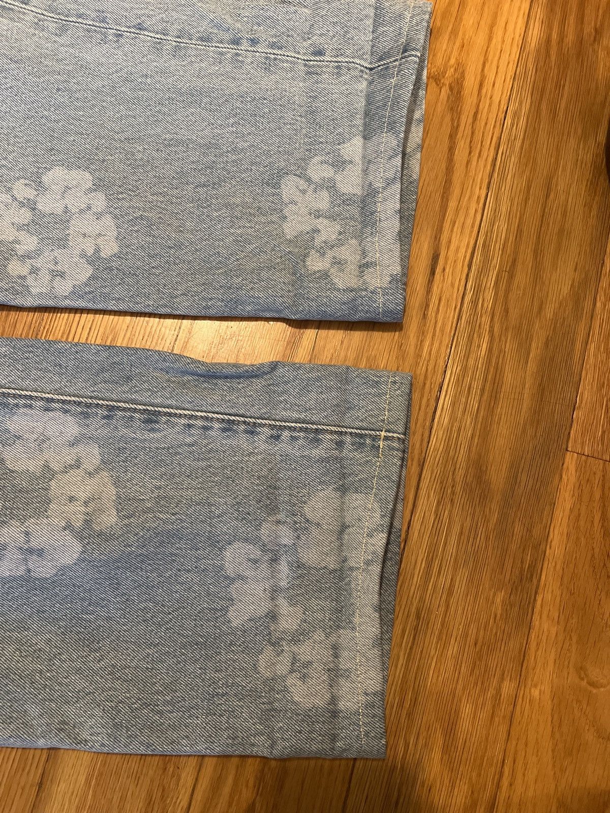 DENIM TEARS Denim Tears Vintage Indigo Mono Wreath Jean Size US 36 / EU 52 - 7 Thumbnail