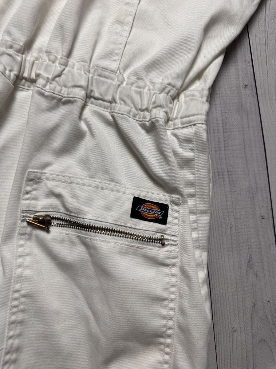 Dickies × Vintage Vintage Dickies overall streetwear size XL logo white denim Size US 36 / EU 52 - 7 Thumbnail