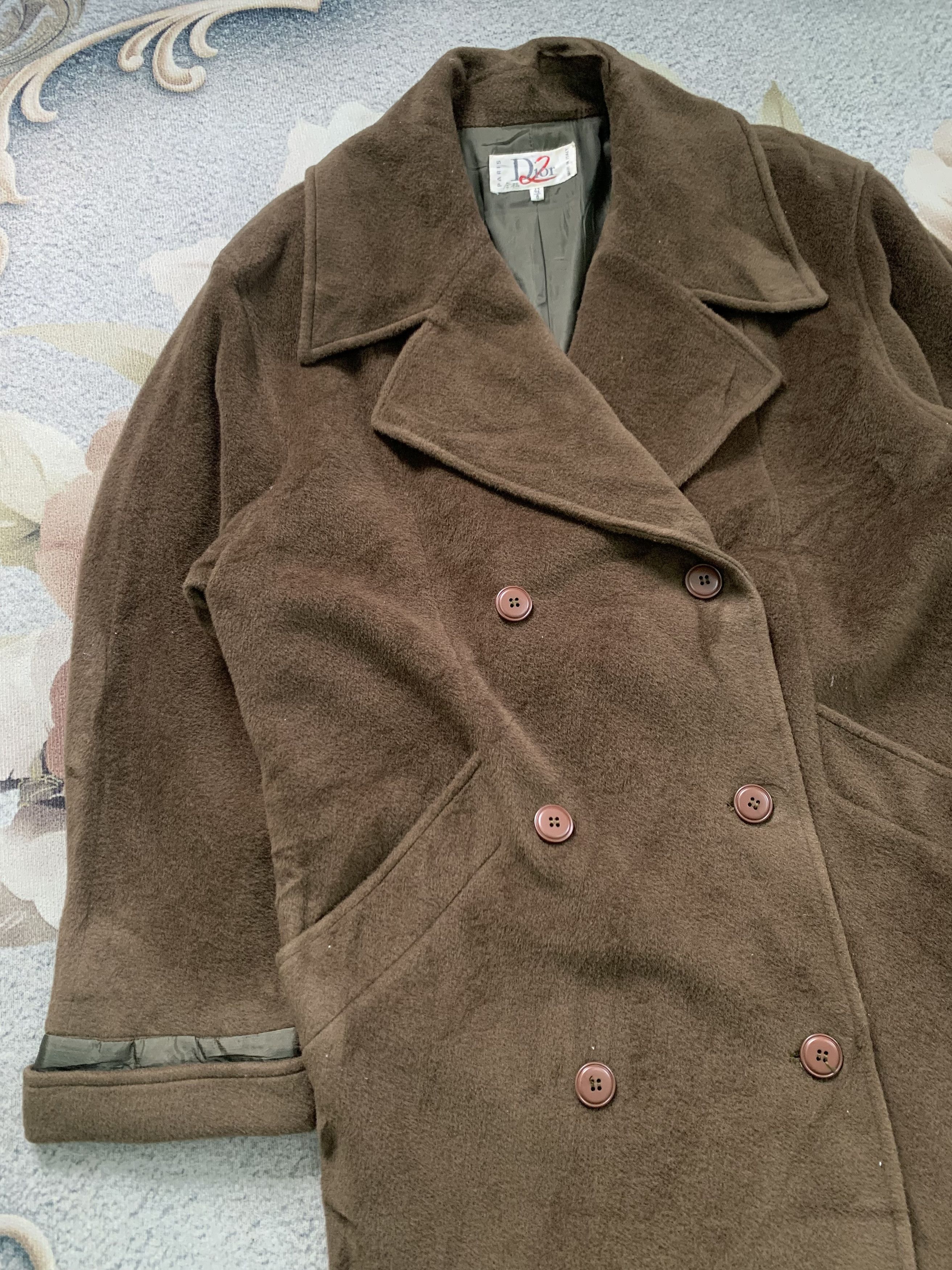 Dior Vtg Dior Wool & Cashmere Coat Jacket Made in Italy Size M / US 6-8 / IT 42-44 - 3 Thumbnail