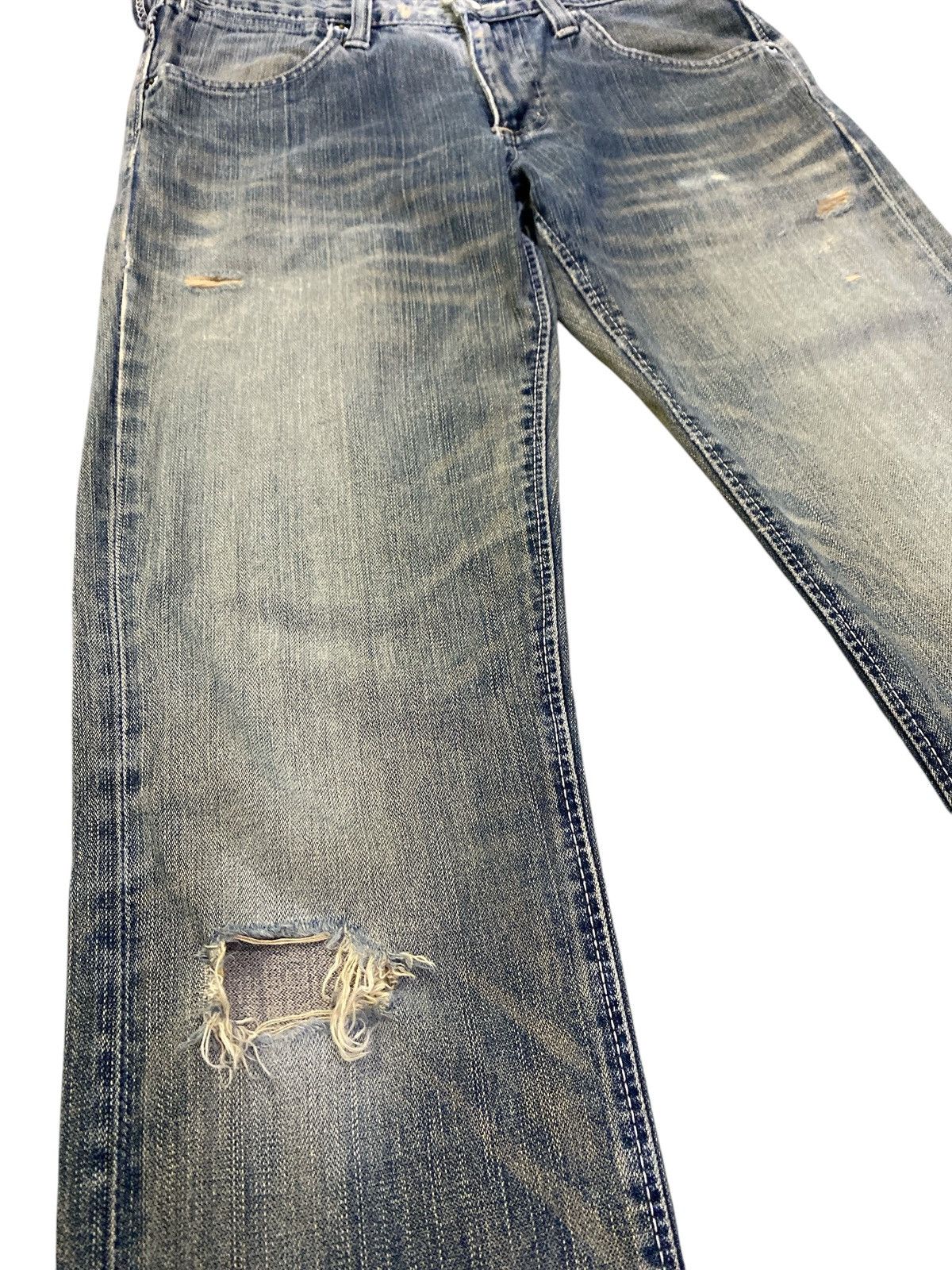 Vintage × Wrangler Vintage Wrangler Faded Distressed Jeans Size US 30 / EU 46 - 6 Thumbnail