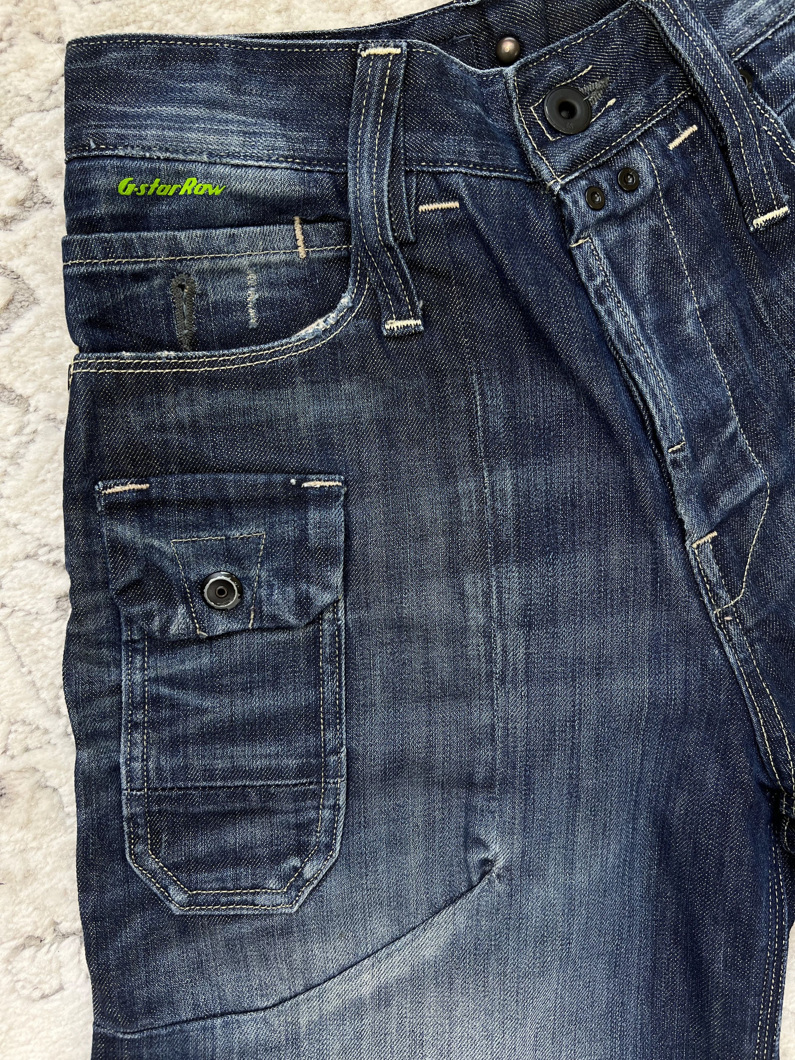 G-Star G-Star RAW 3301 BI Victor Army Loose 1/2 Denim Shorts Size US 27 - 7 Thumbnail